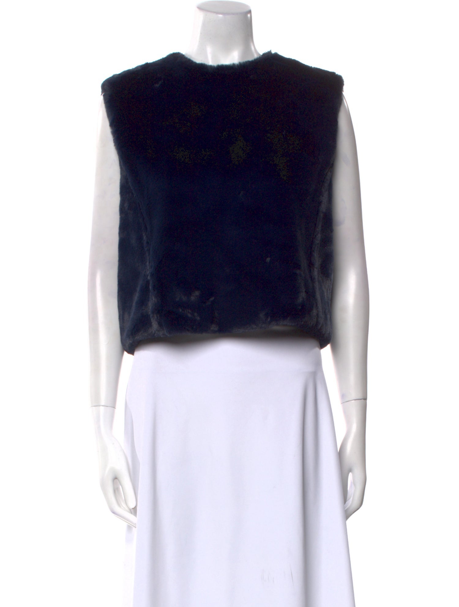SportMax Crew Neck Sleeveless Crop Top w/ Tags