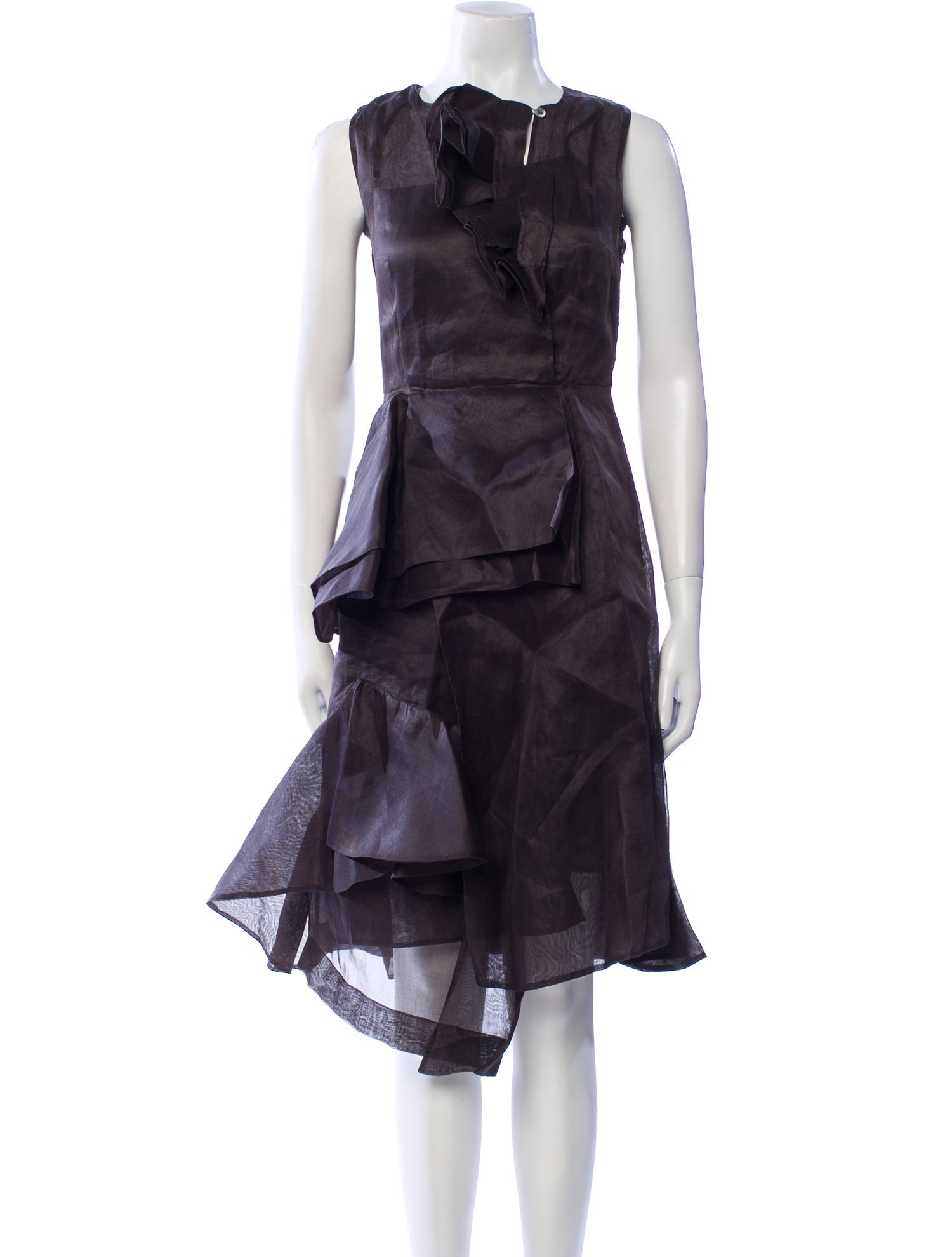 SportMax Silk Knee-Length Dress