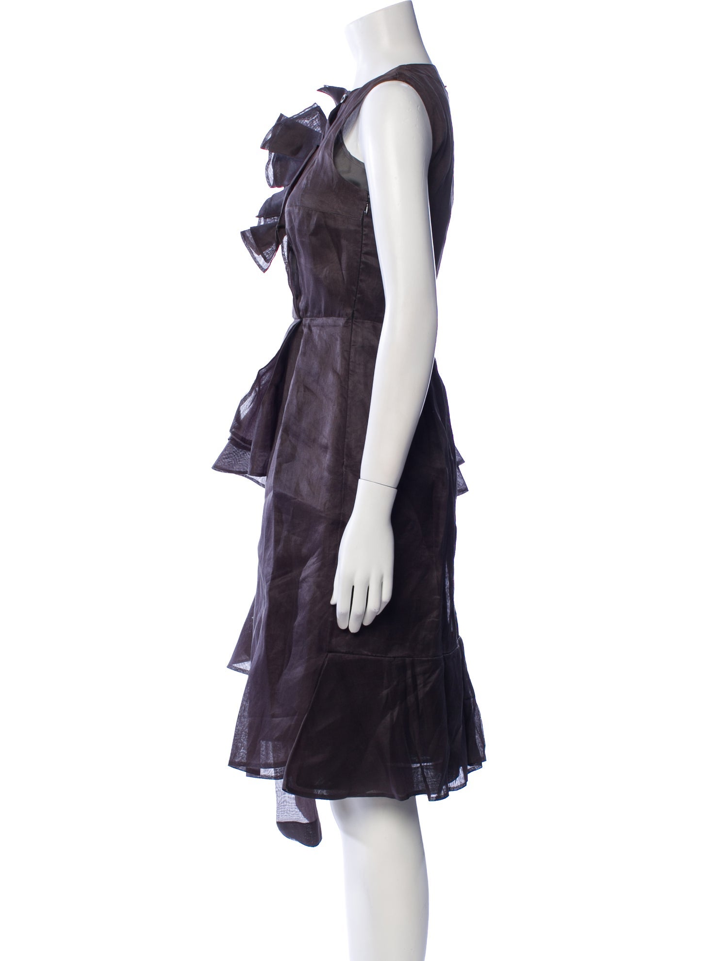 SportMax Silk Knee-Length Dress