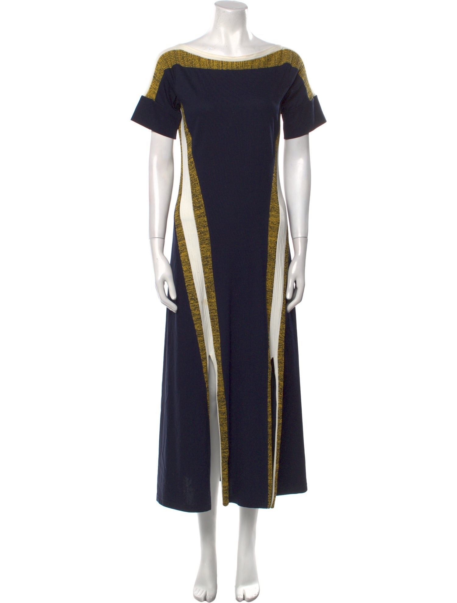 SportMax Striped Long Dress