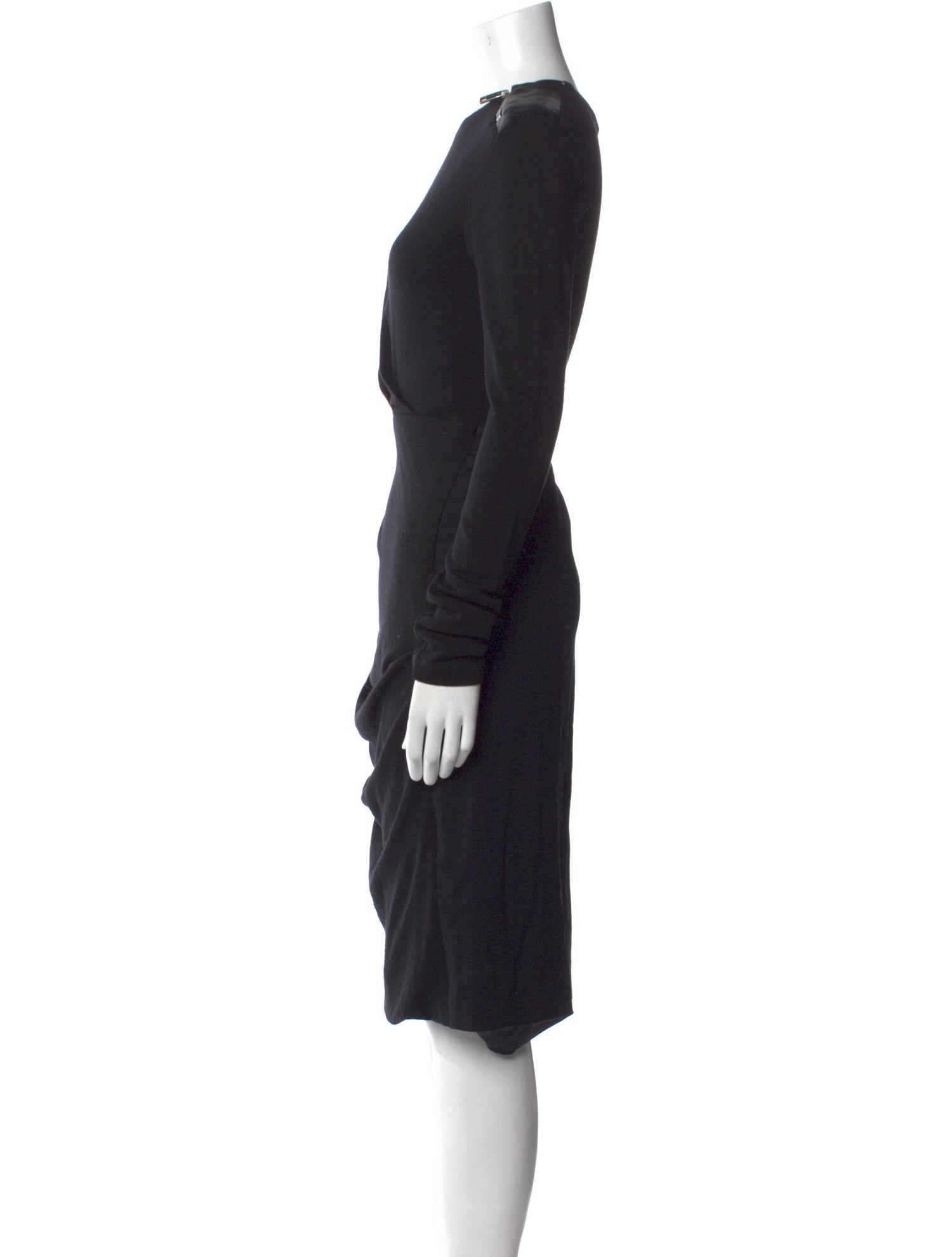 SportMax Virgin Wool Knee-Length Dress