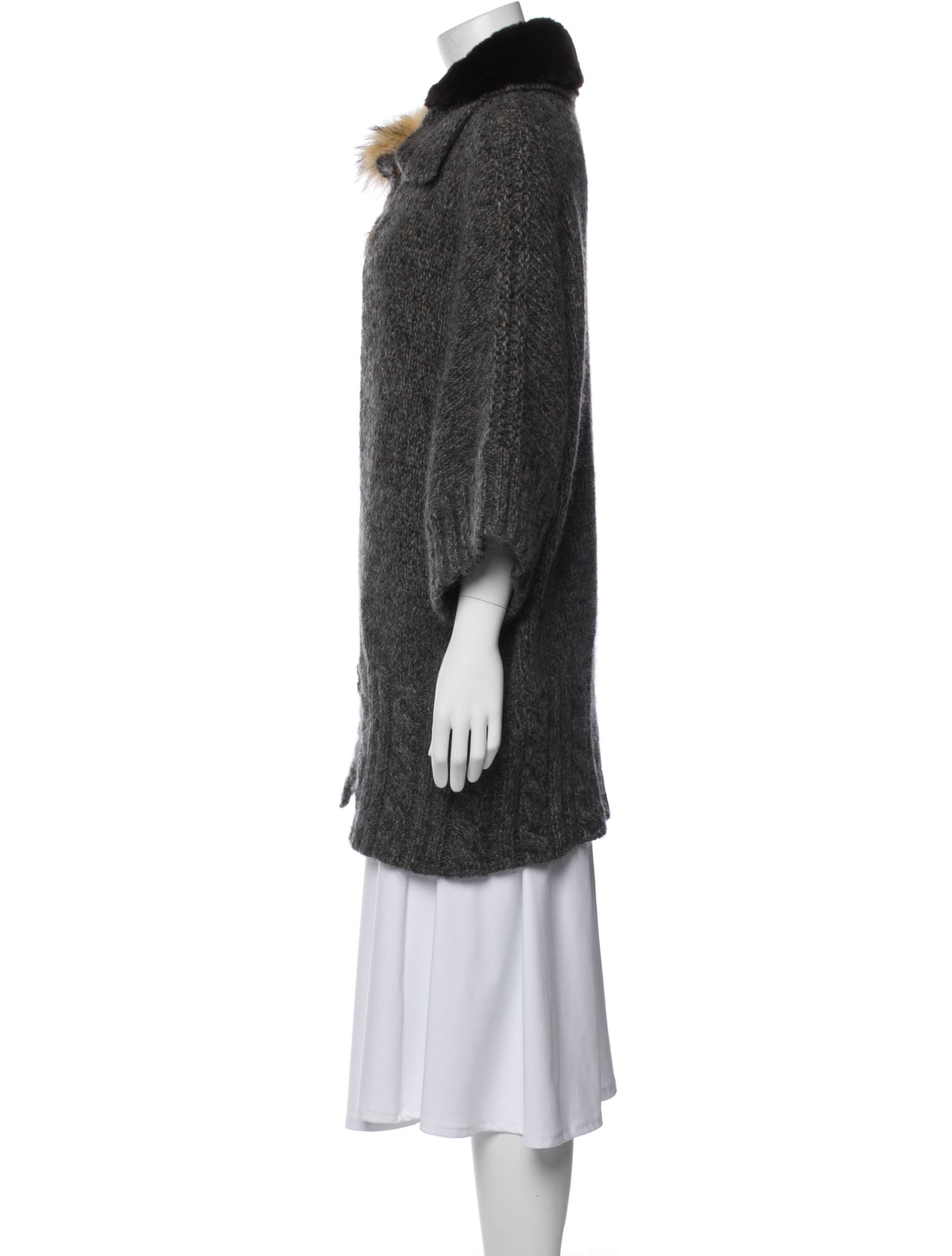 SportMax Wool Fur Jacket