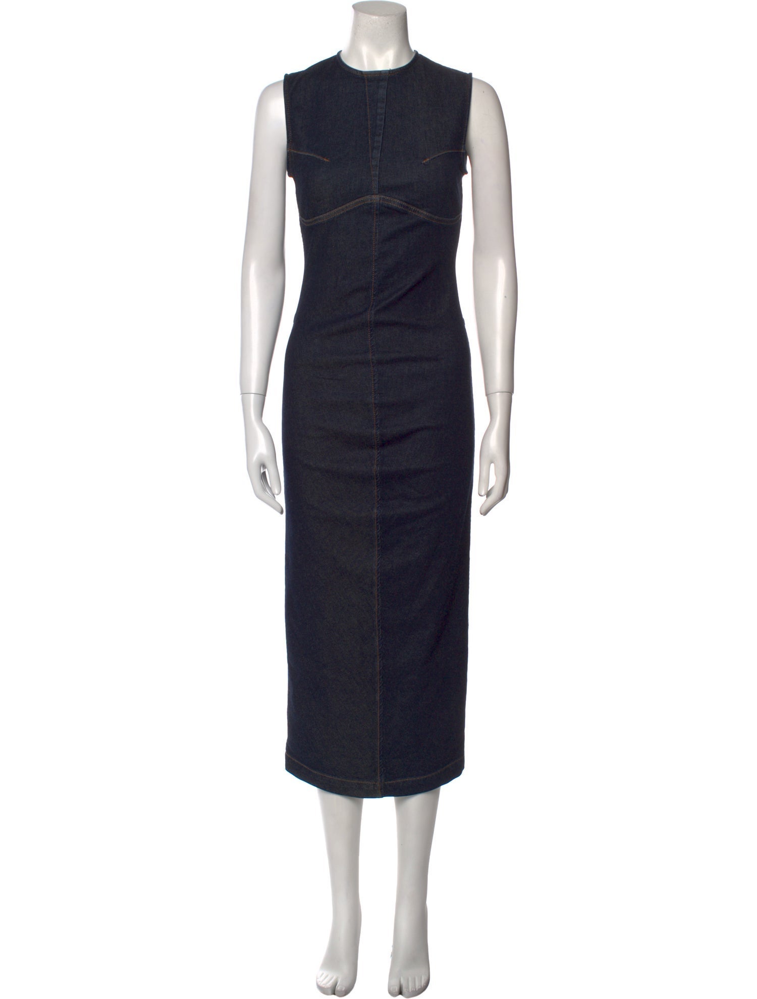 SportMax Crew Neck Long Dress