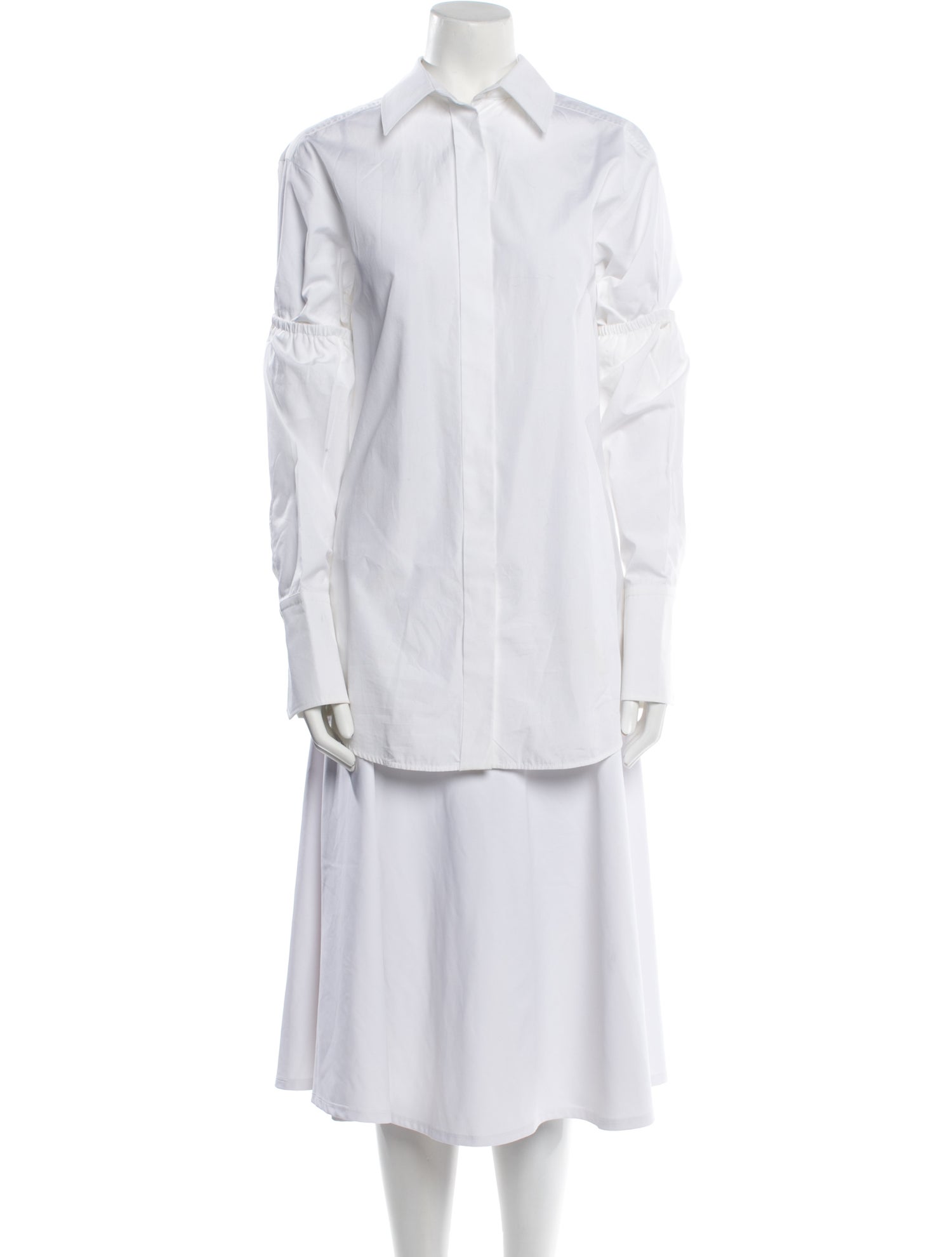 SportMax Long Sleeve Button-Up Top