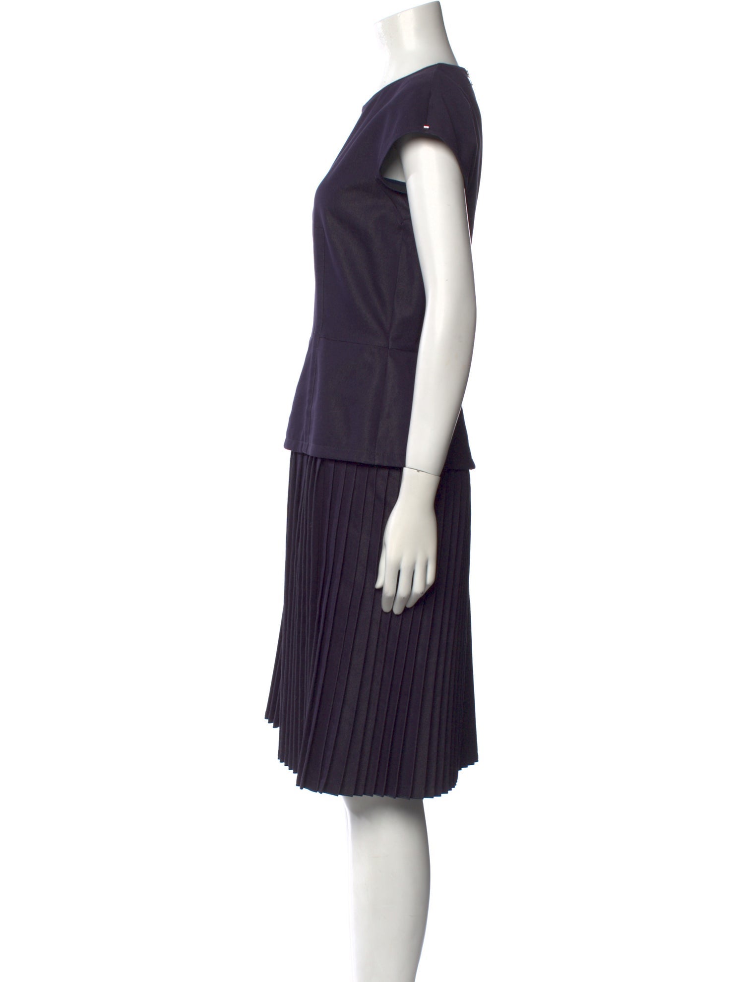 SportMax Crew Neck Midi Length Dress