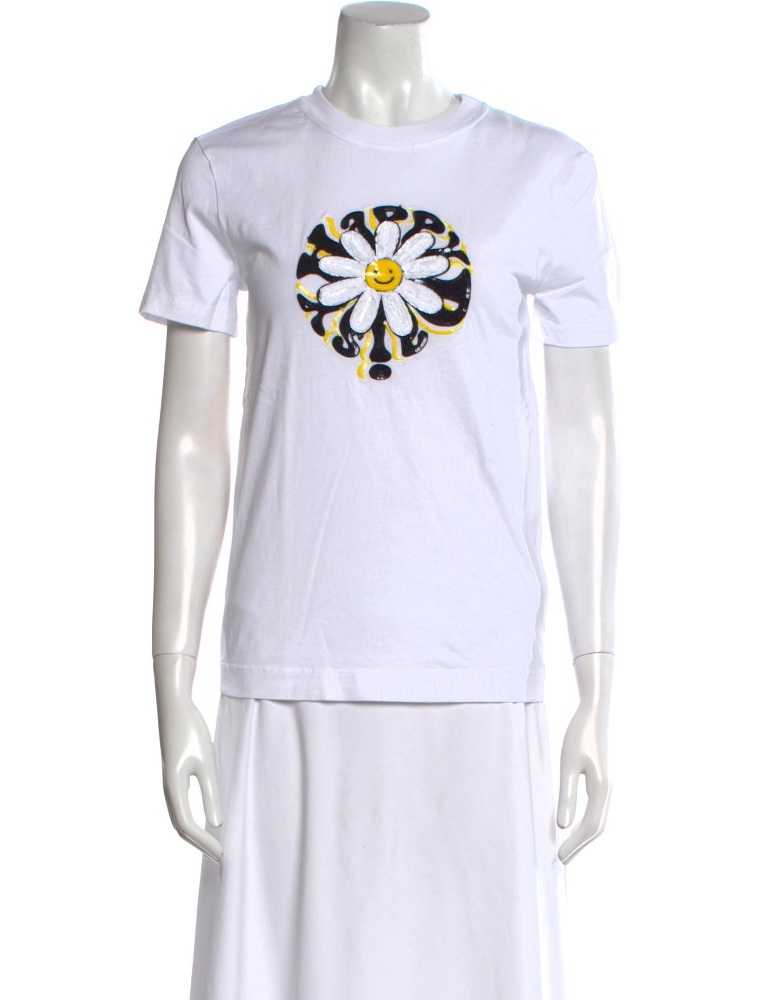 SportMax Graphic Print Crew Neck T-Shirt