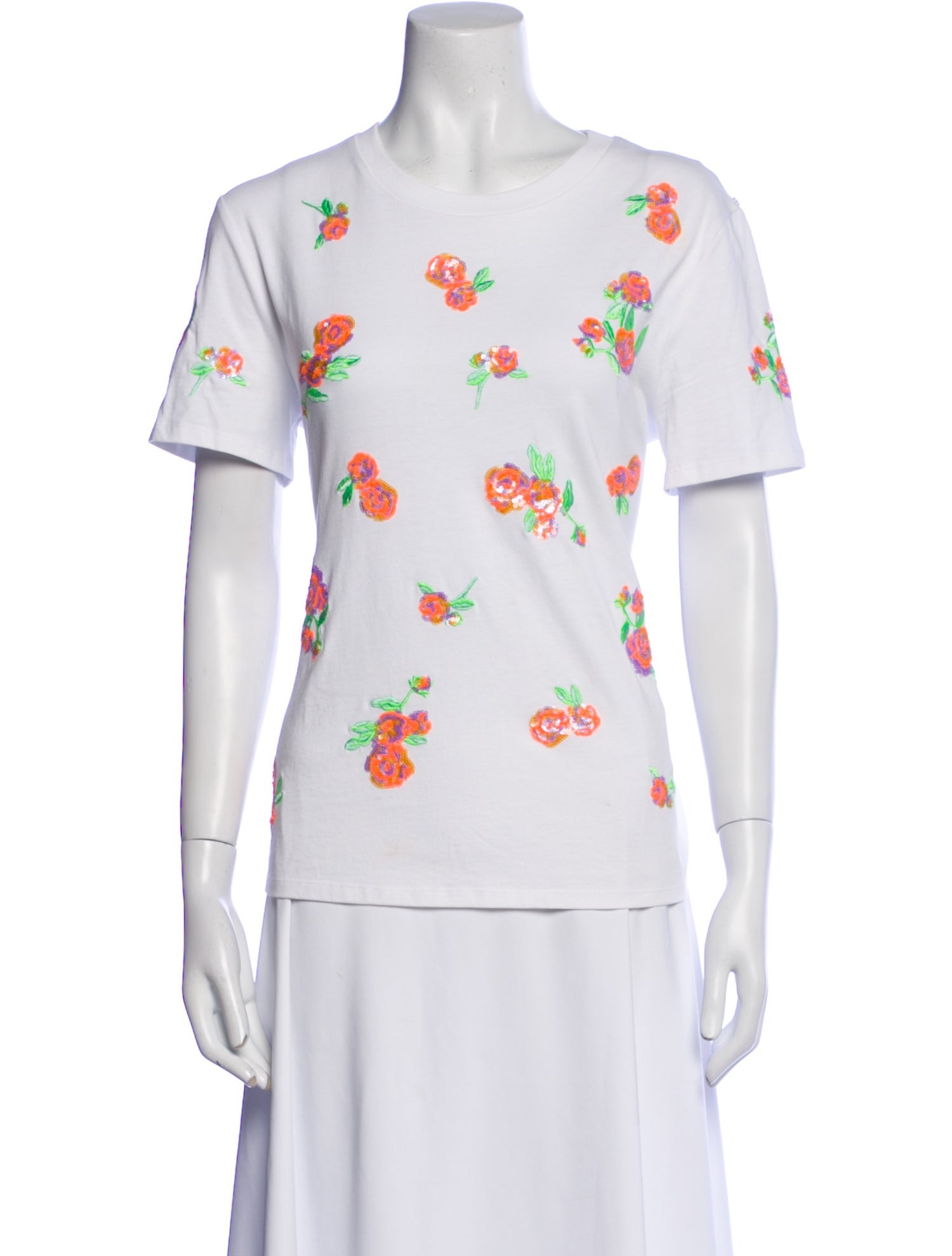 SportMax Graphic Print Crew Neck T-Shirt