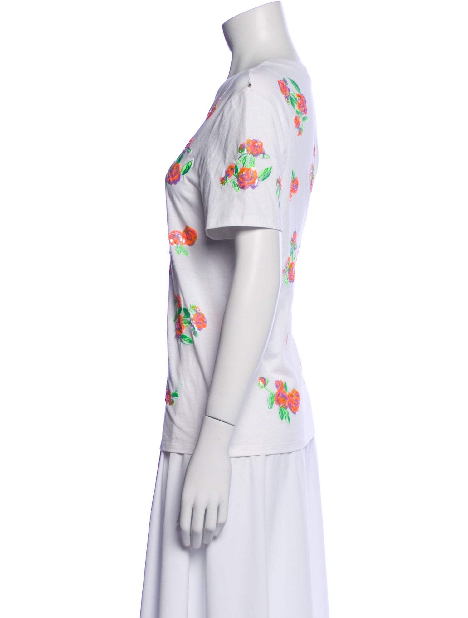 SportMax Graphic Print Crew Neck T-Shirt