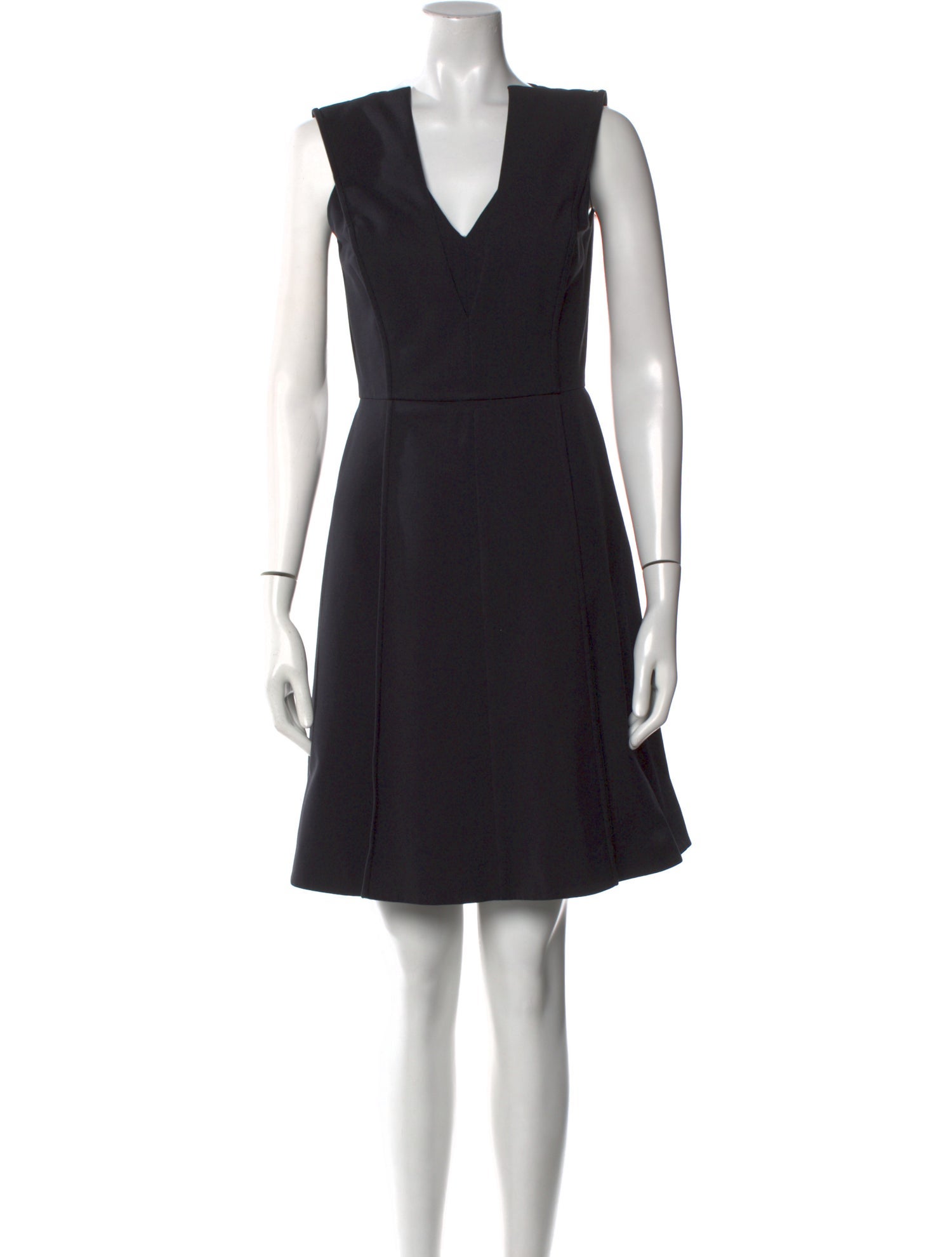 SportMax V-Neck Knee-Length Dress