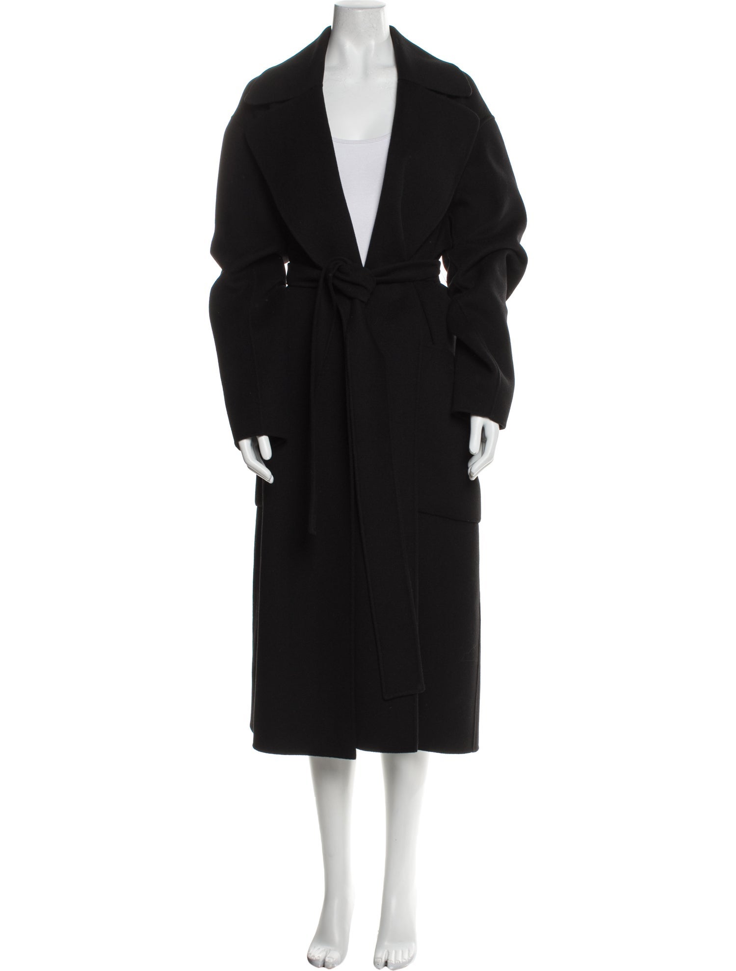SportMax Virgin Wool Trench Coat