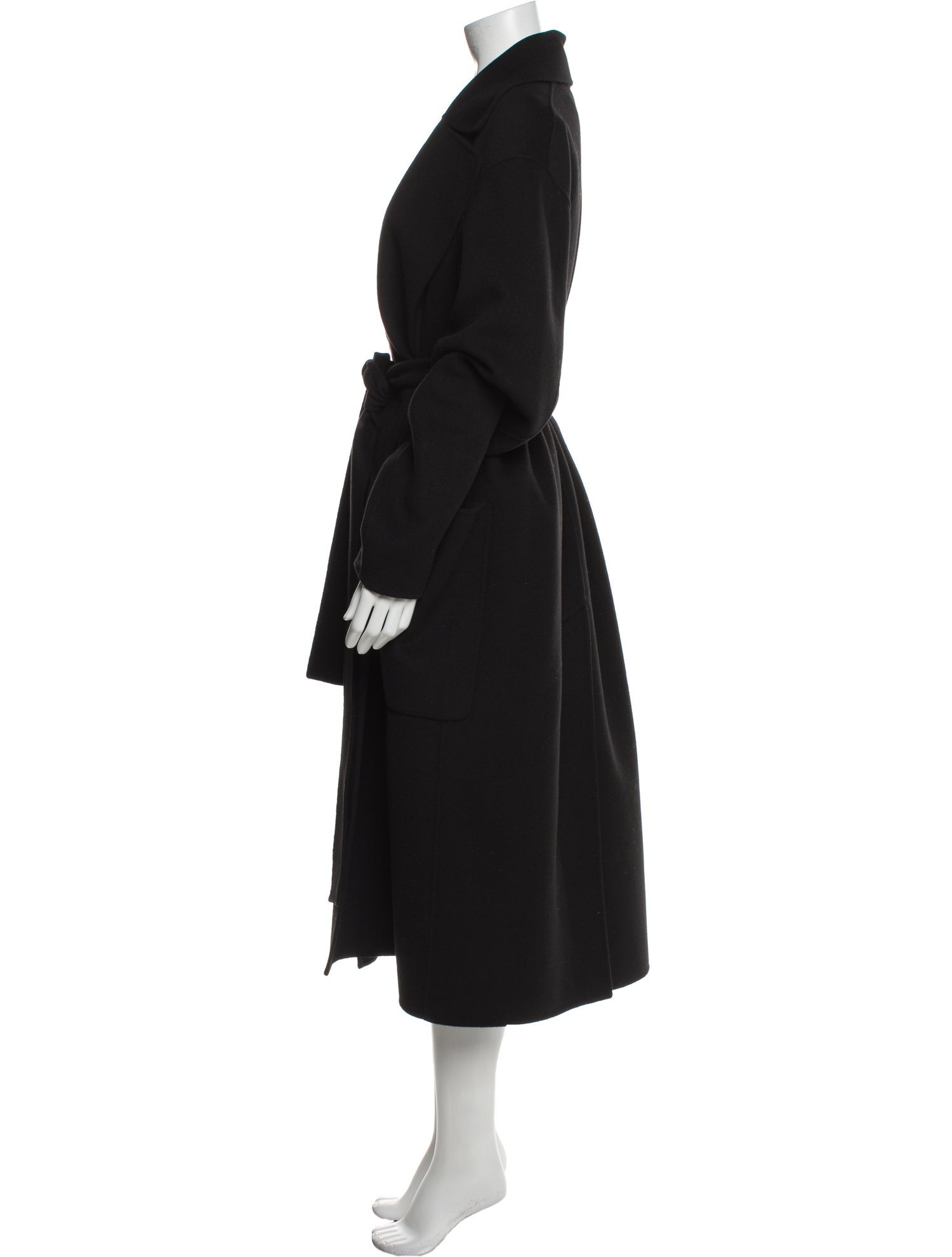 SportMax Virgin Wool Trench Coat