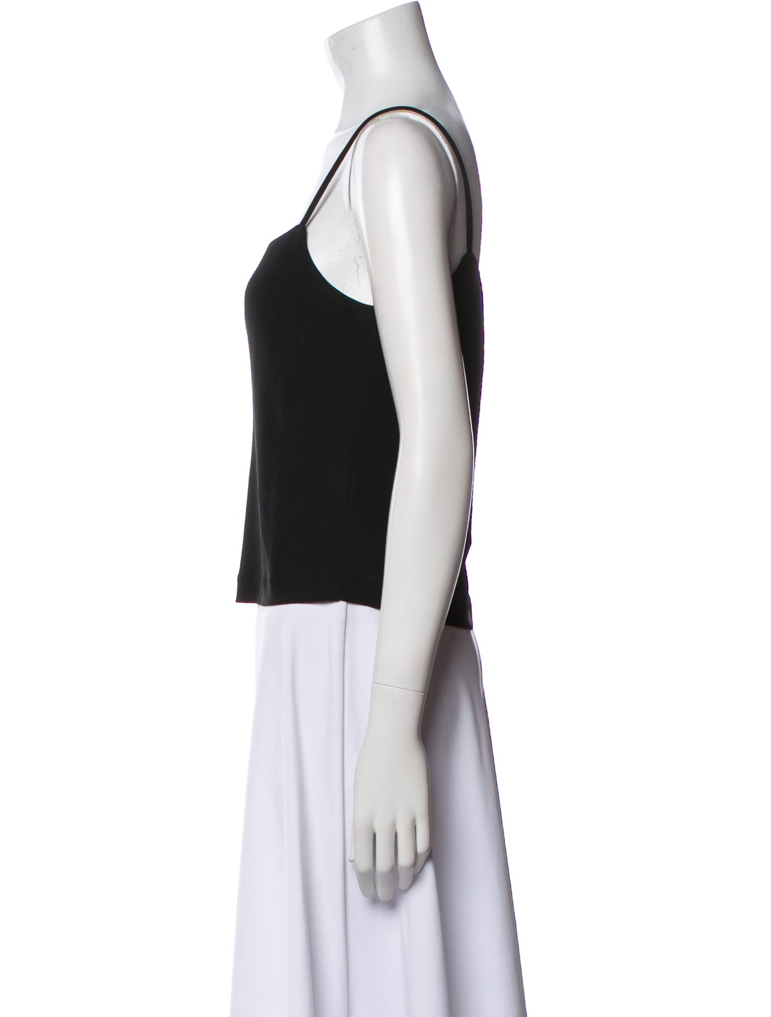 SportMax Square Neckline Sleeveless Crop Top