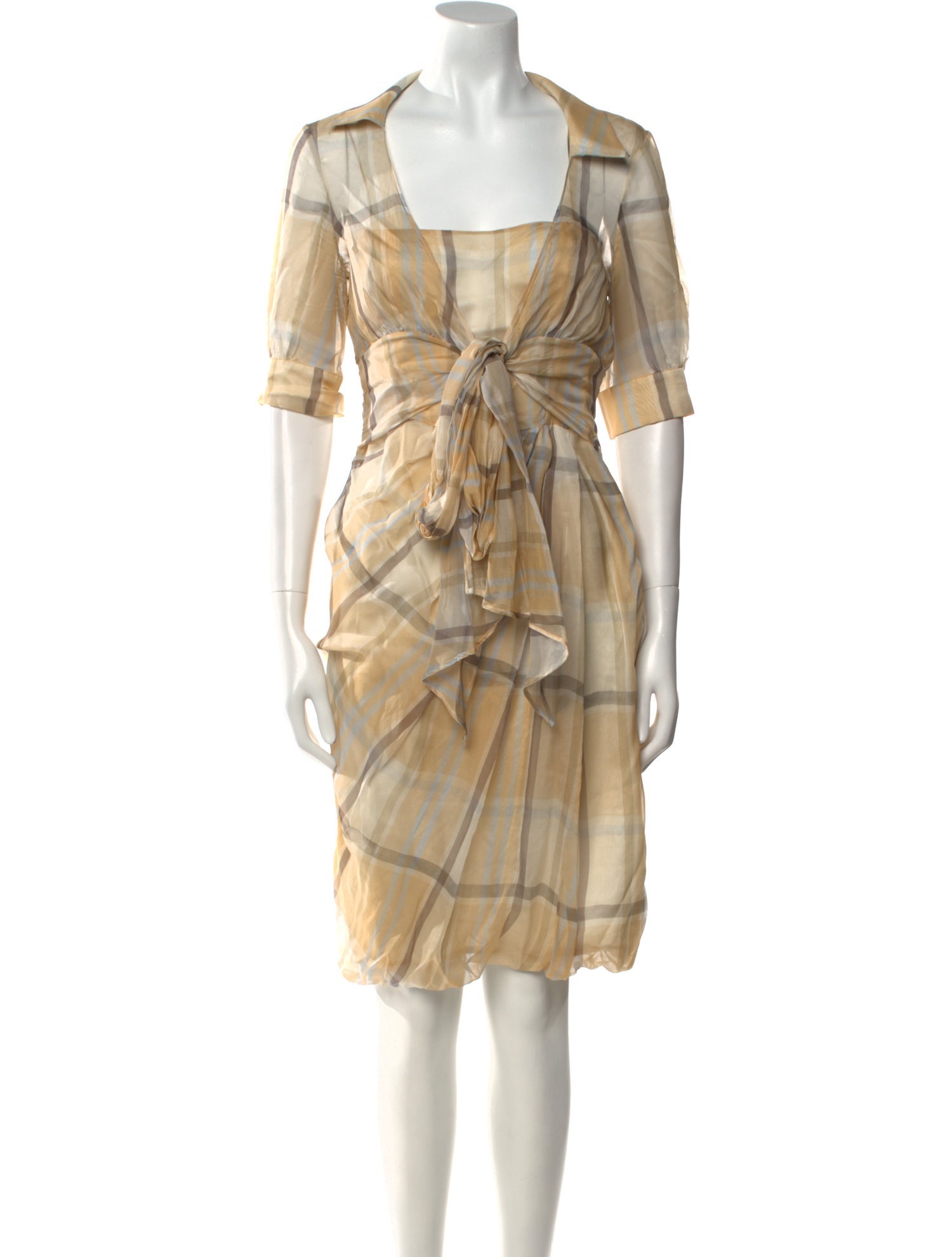 SportMax Silk Knee-Length Dress