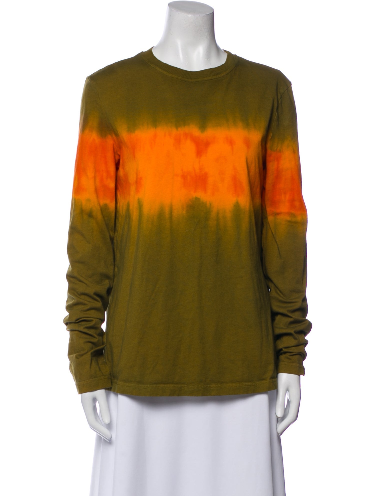 SportMax Tie-Dye Print Crew Neck Sweatshirt