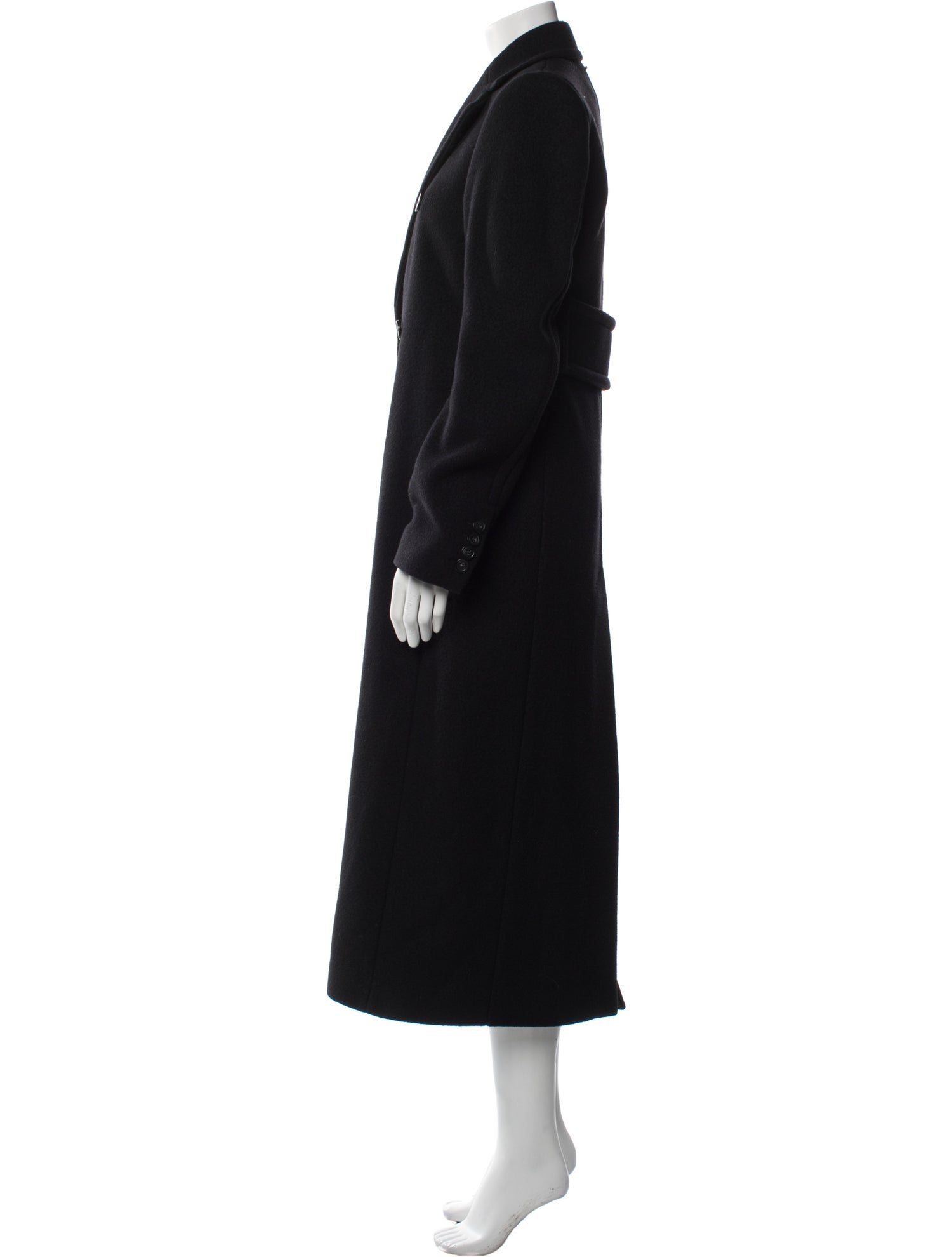 SportMax Virgin Wool Faux Fur Coat