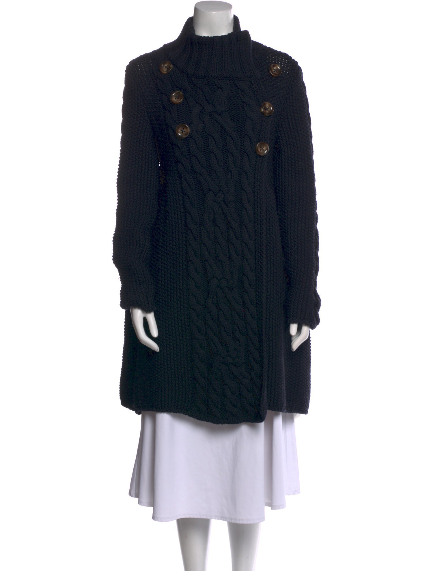 SportMax Virgin Wool Printed Sweater