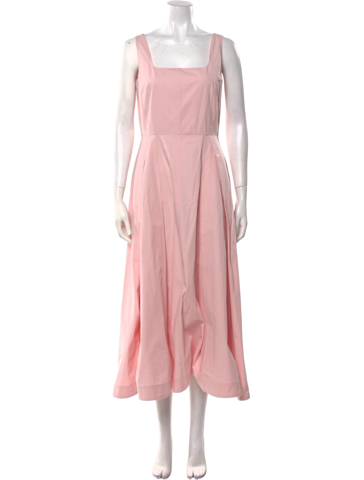 SportMax Square Neckline Long Dress
