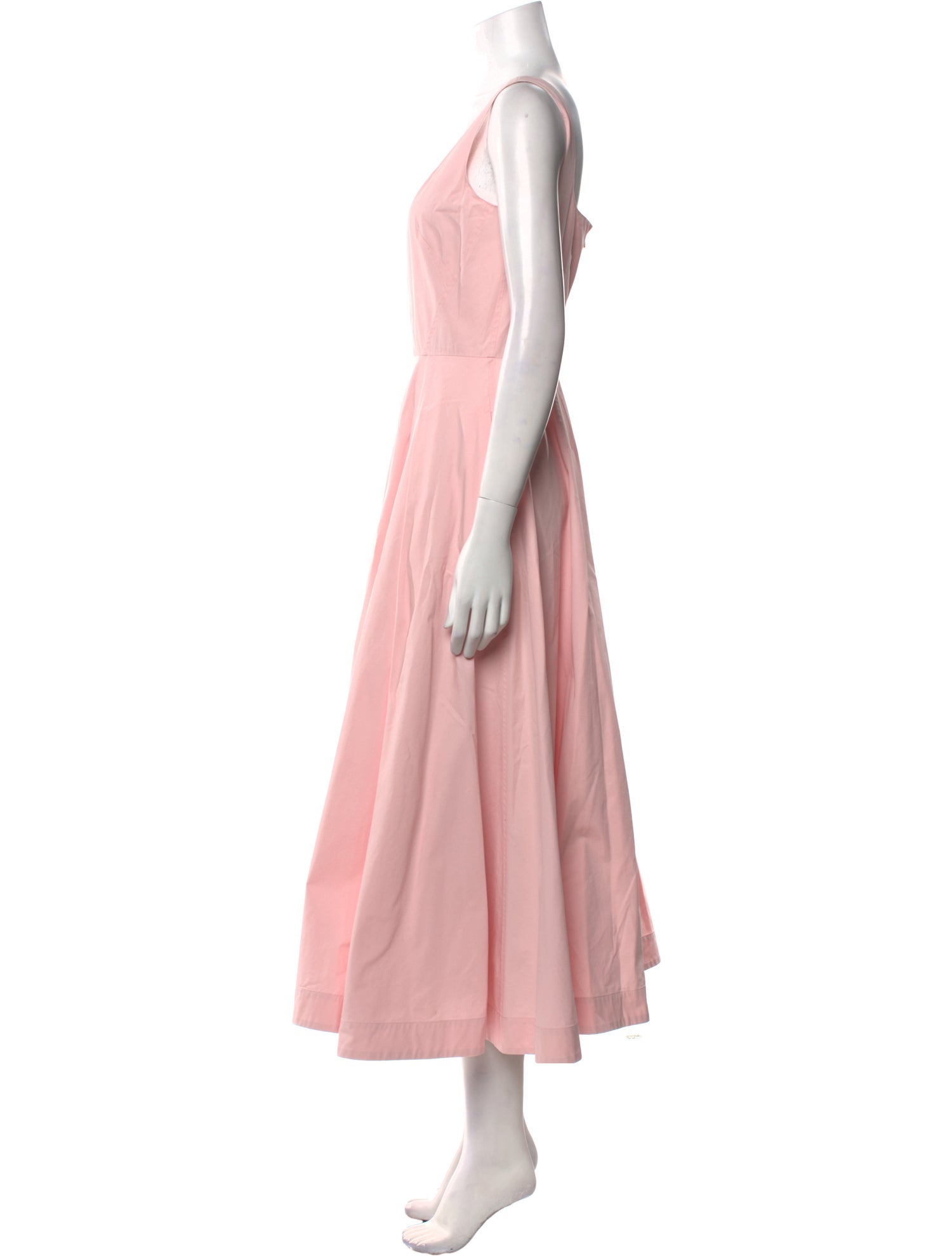 SportMax Square Neckline Long Dress