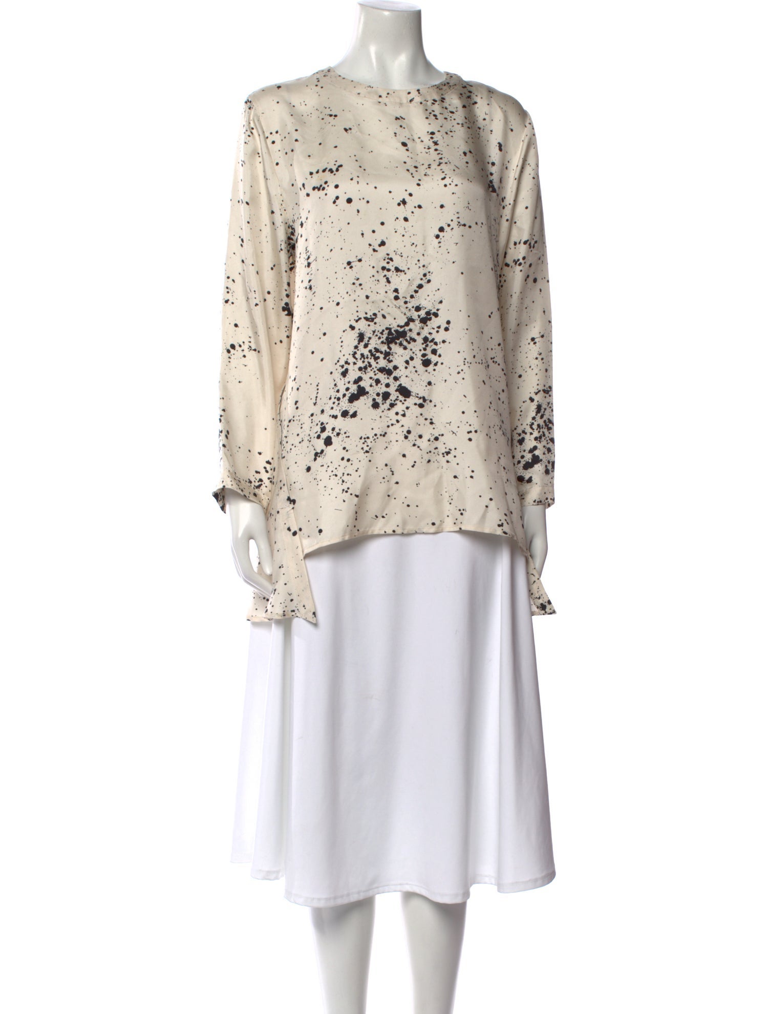 SportMax Silk Printed Blouse