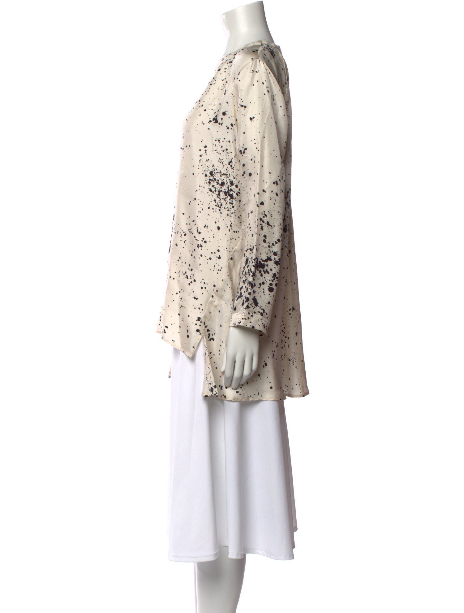 SportMax Silk Printed Blouse