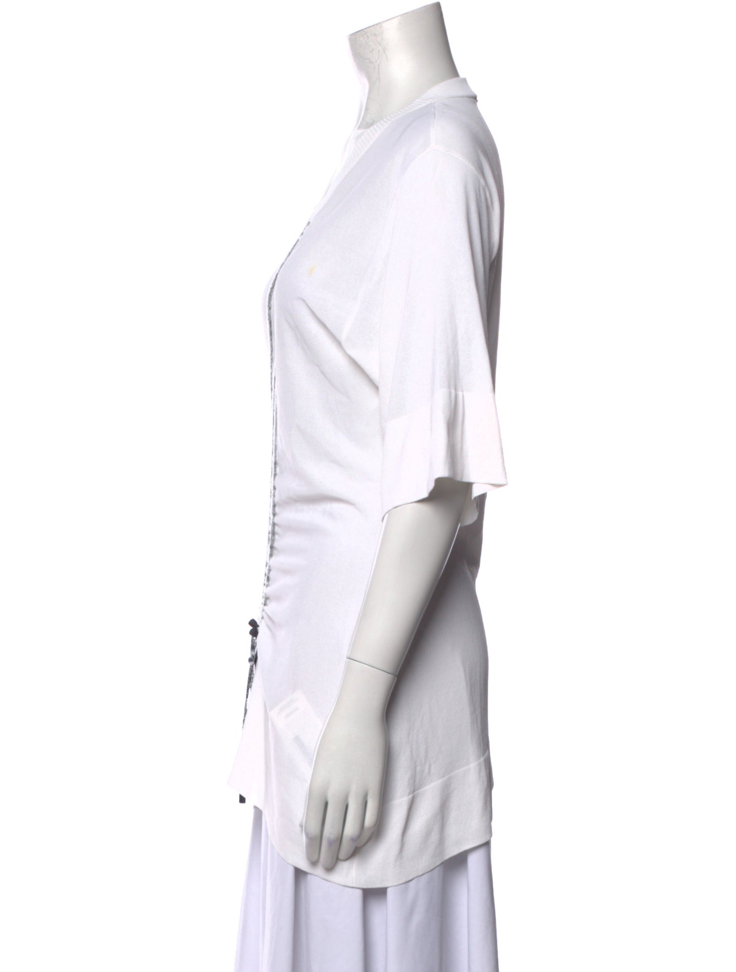 SportMax V-Neck Three-Quarter Sleeve Tunic
