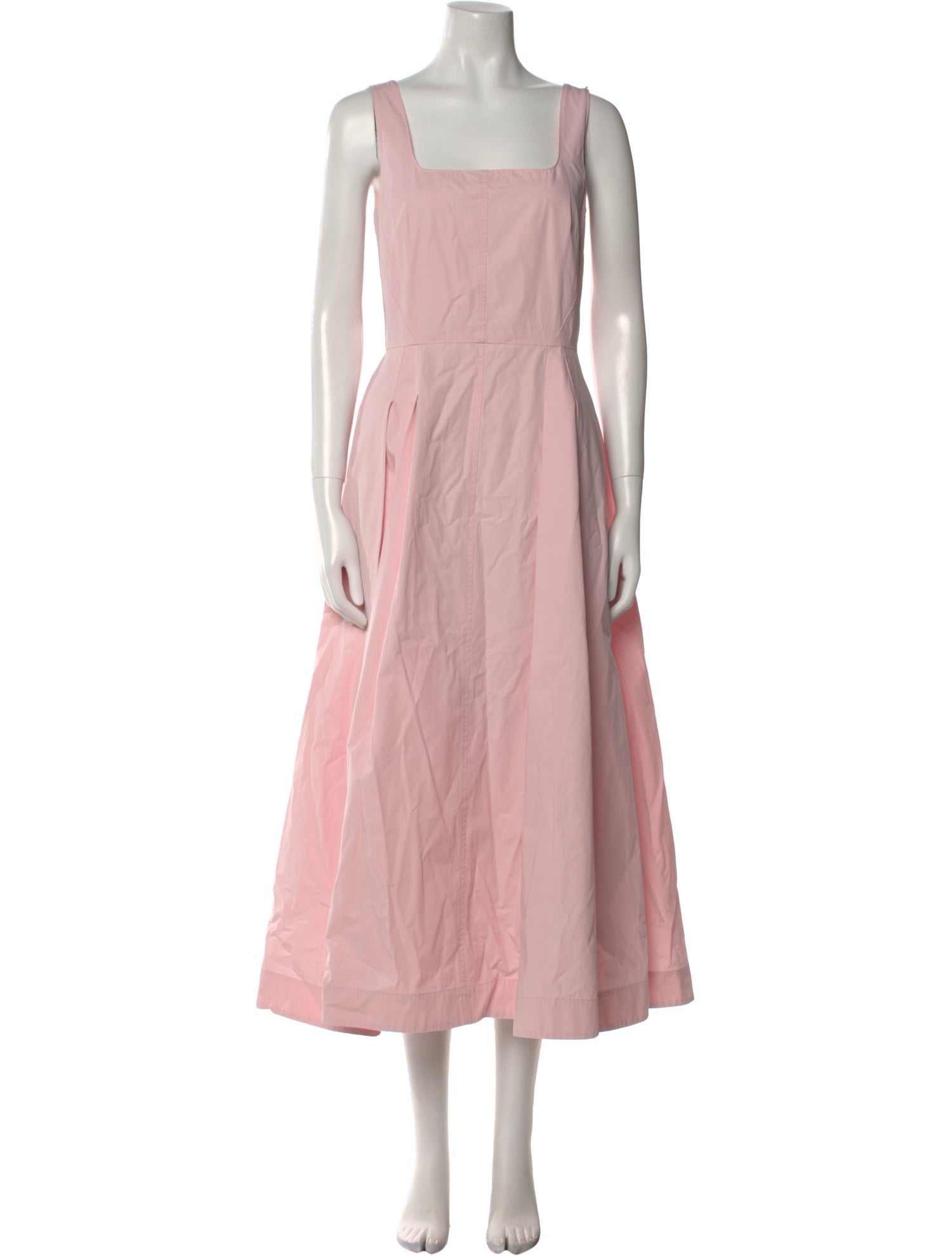 SportMax Square Neckline Long Dress