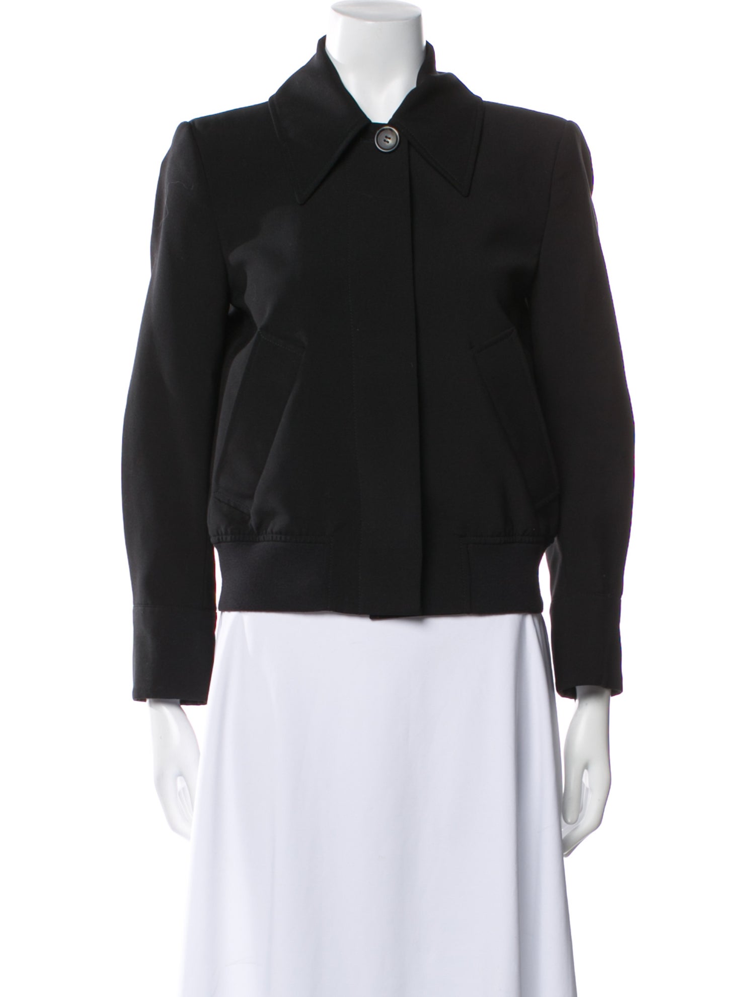 SportMax Virgin Wool Bomber Jacket