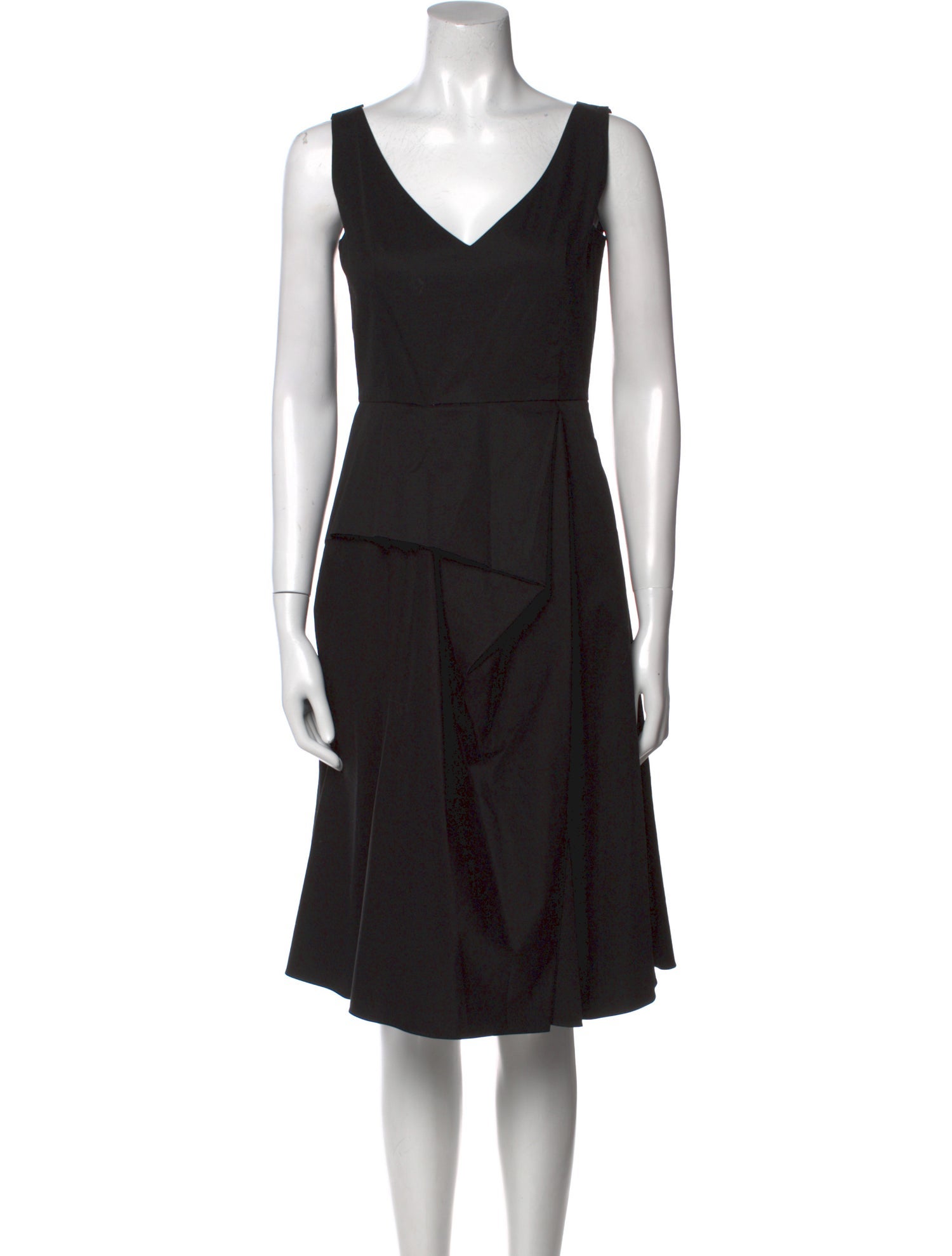 SportMax V-Neck Knee-Length Dress