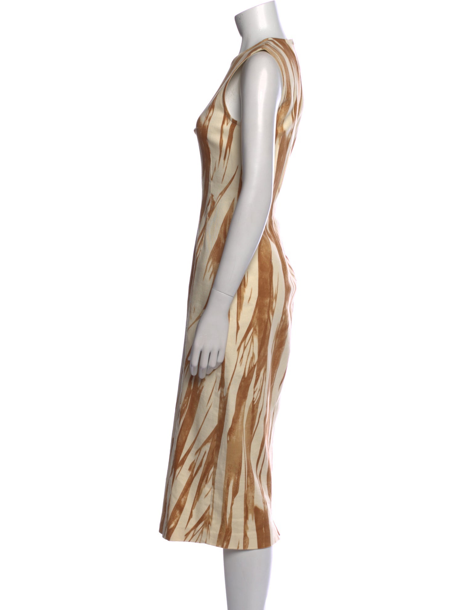 SportMax Printed Midi Length Dress