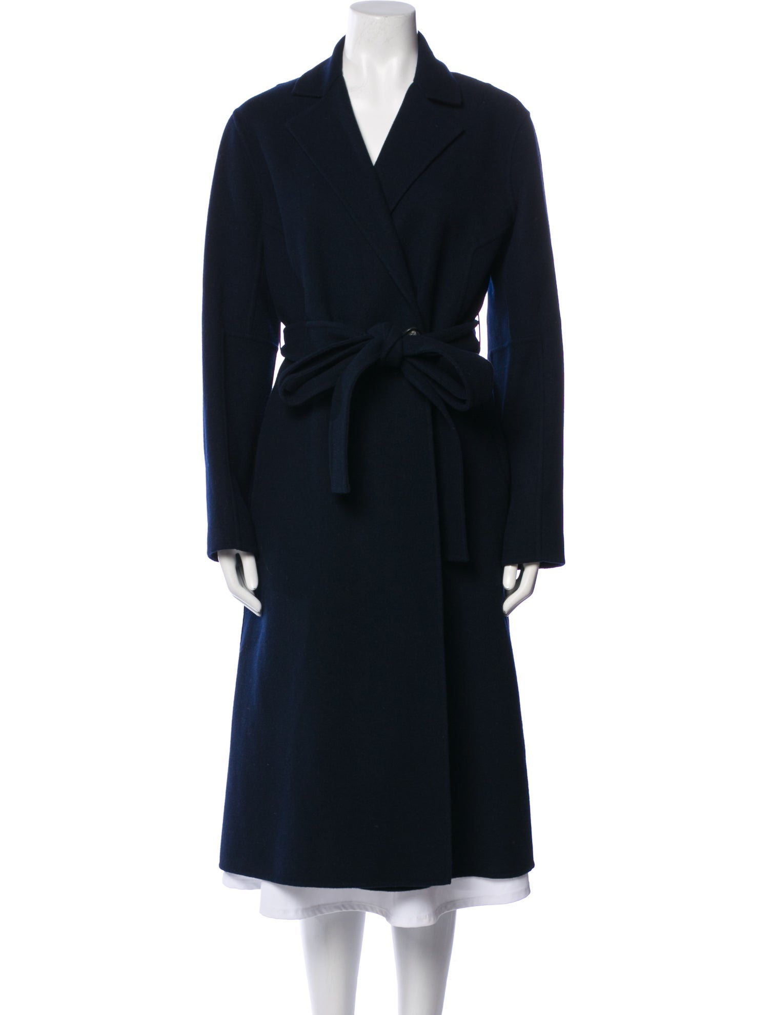 SportMax Virgin Wool Trench Coat