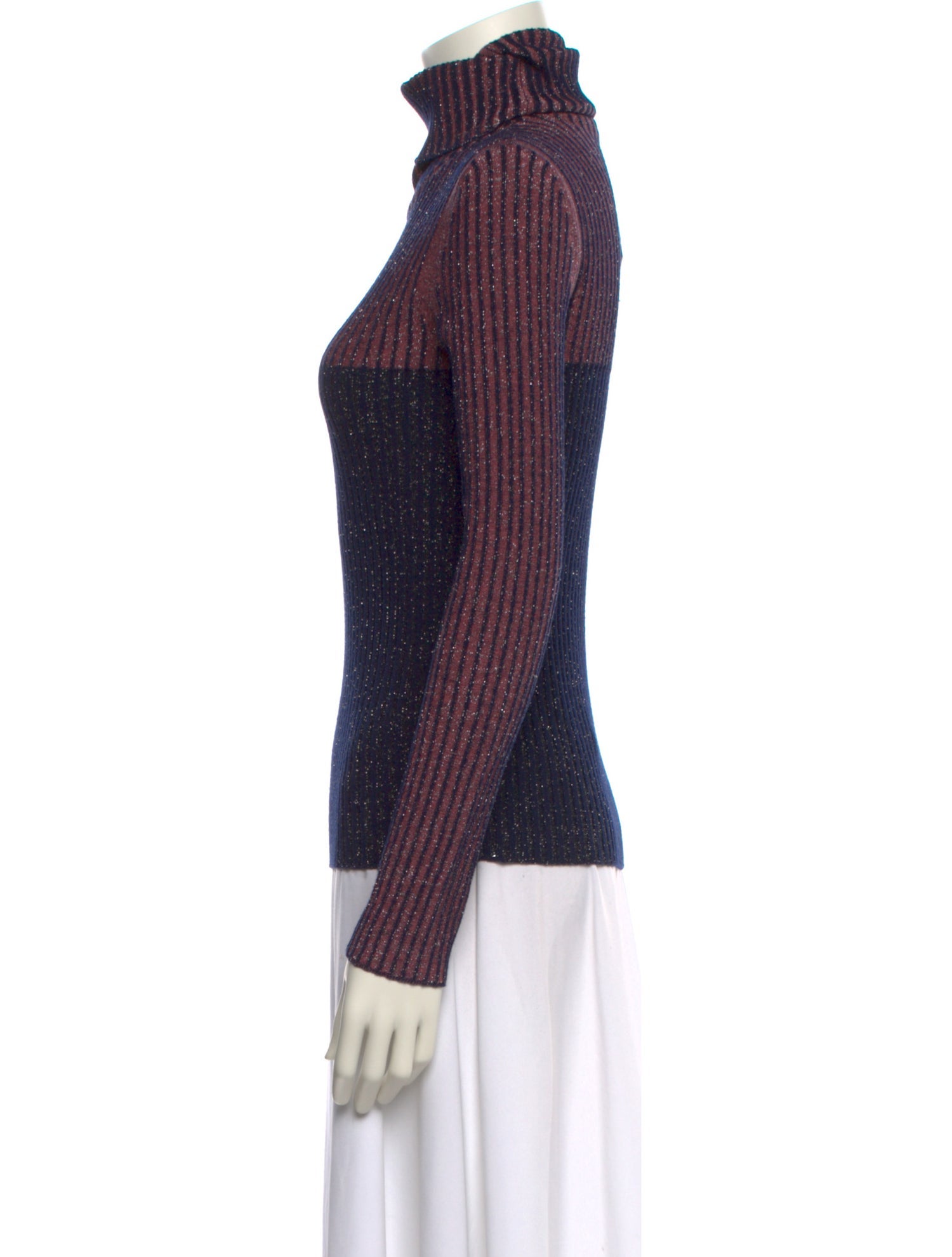 SportMax Virgin Wool Striped Sweater w/ Tags
