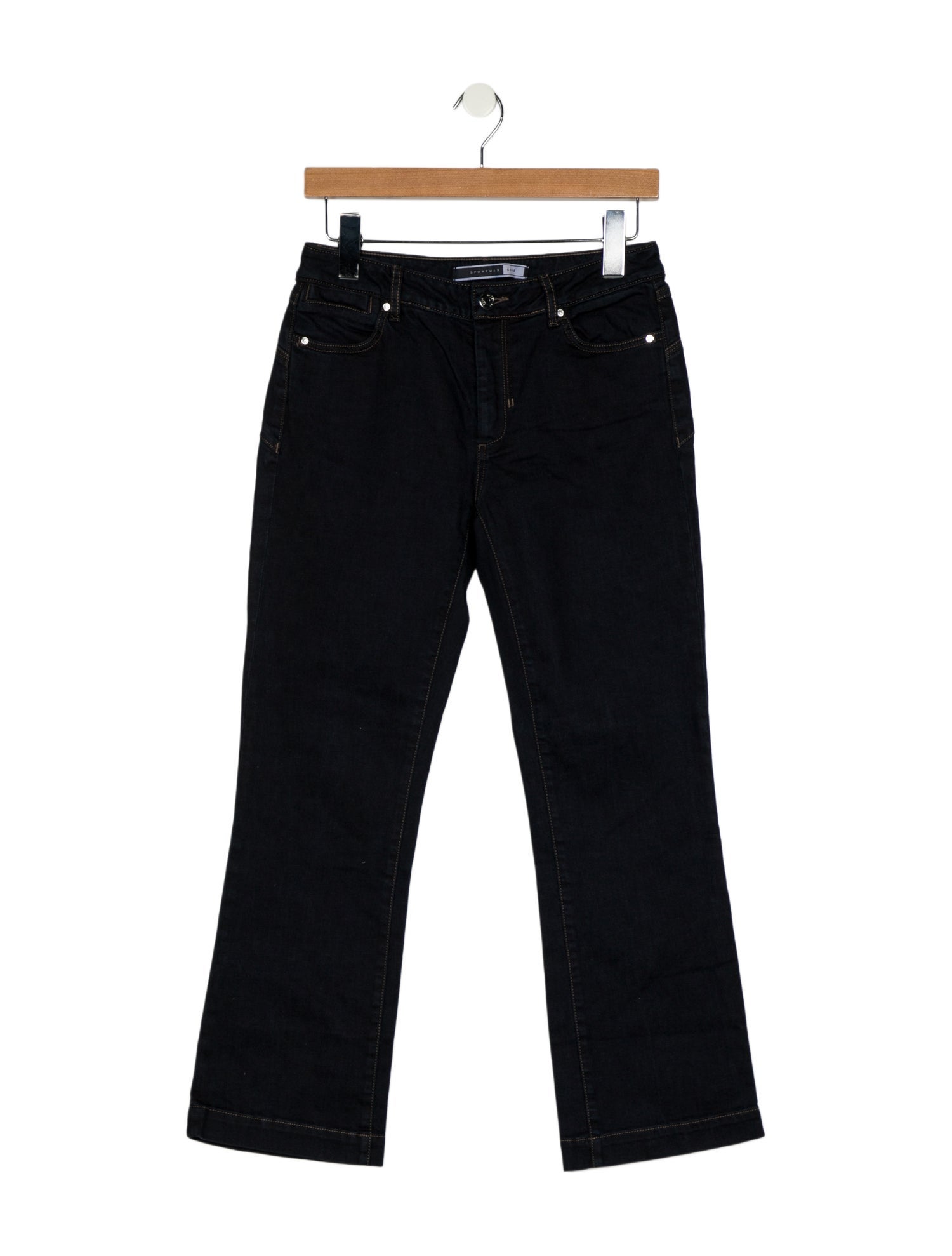 SportMax Mid-Rise Straight Leg Jeans