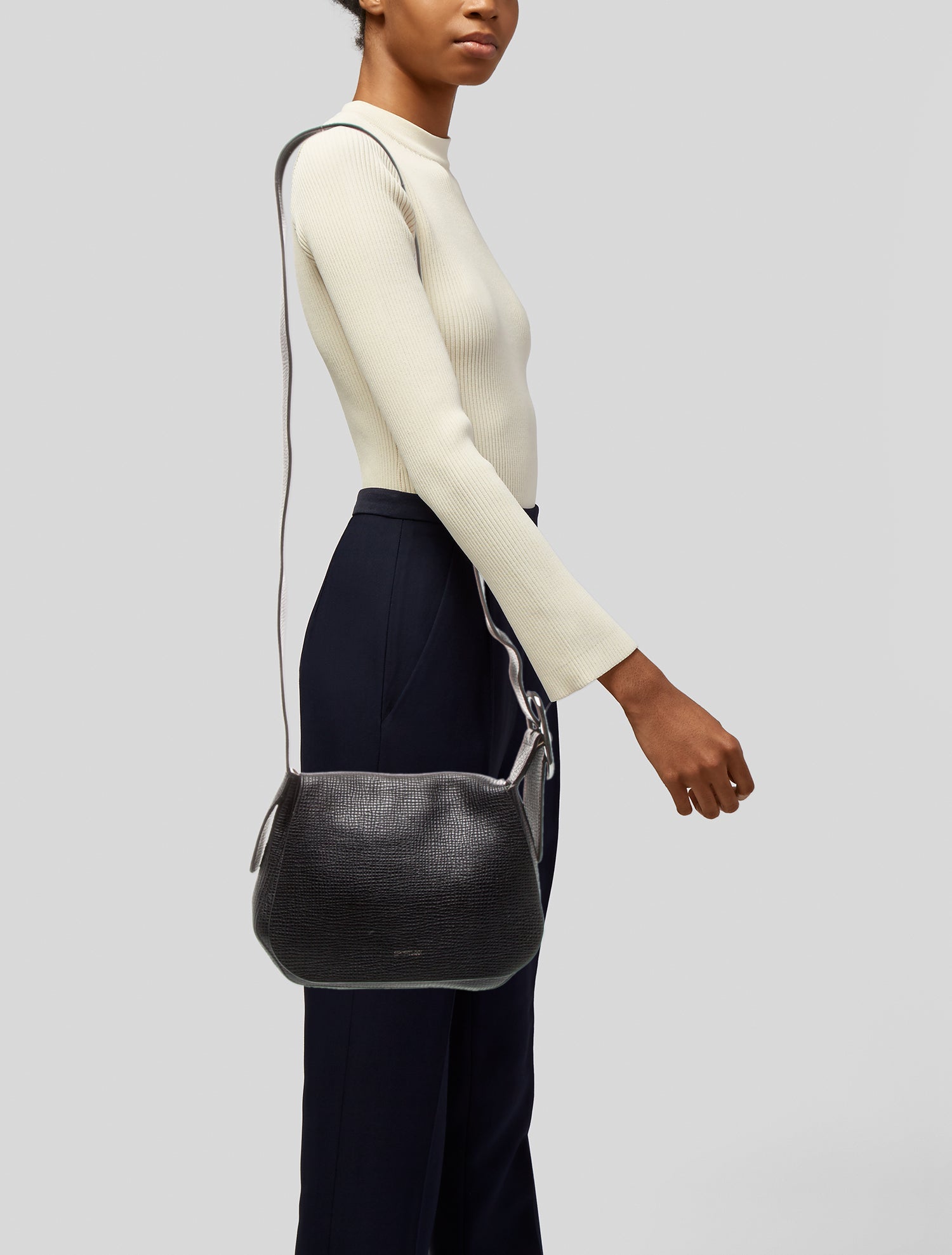SportMax Leather Bucket Bag
