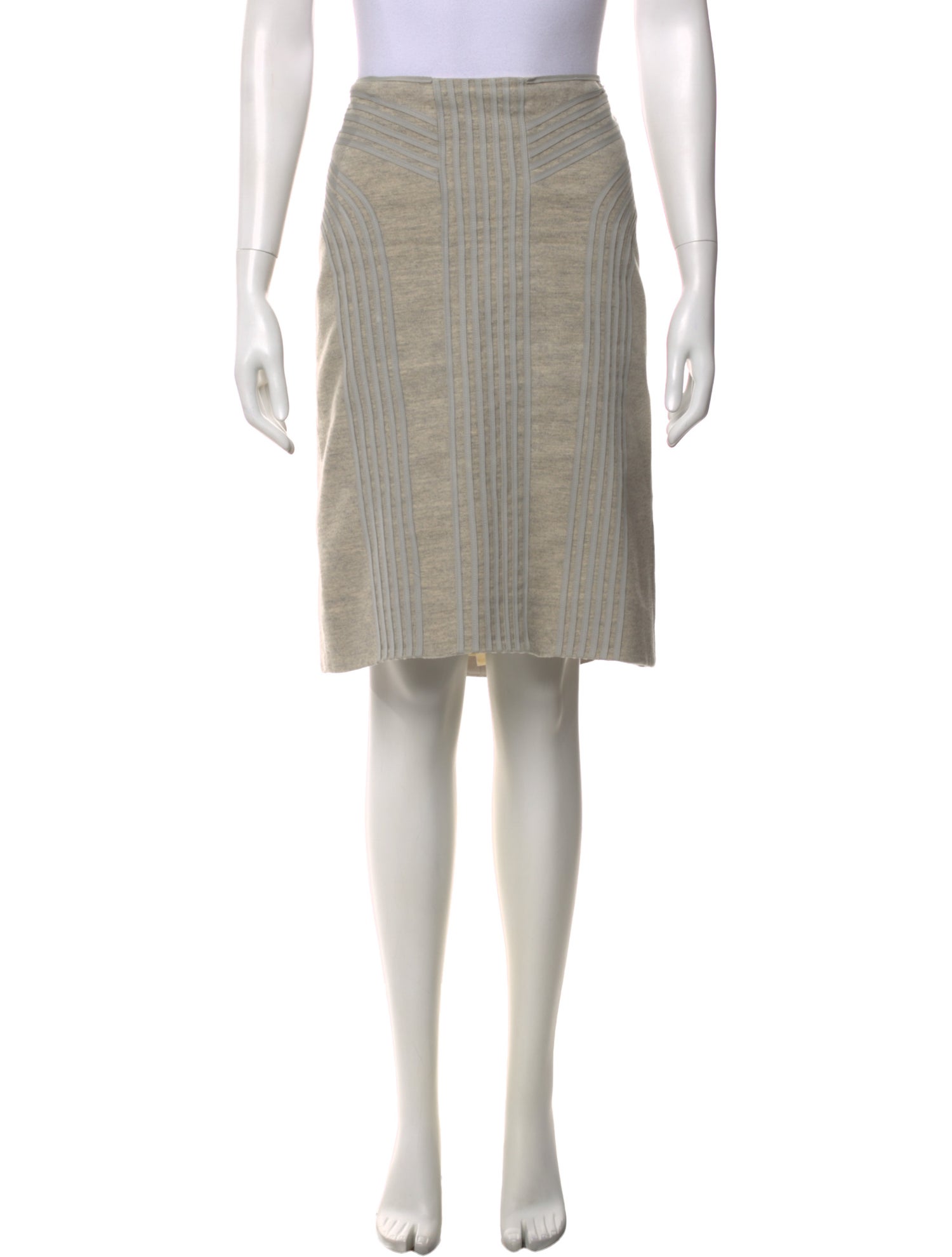SportMax Virgin Wool Knee-Length Skirt
