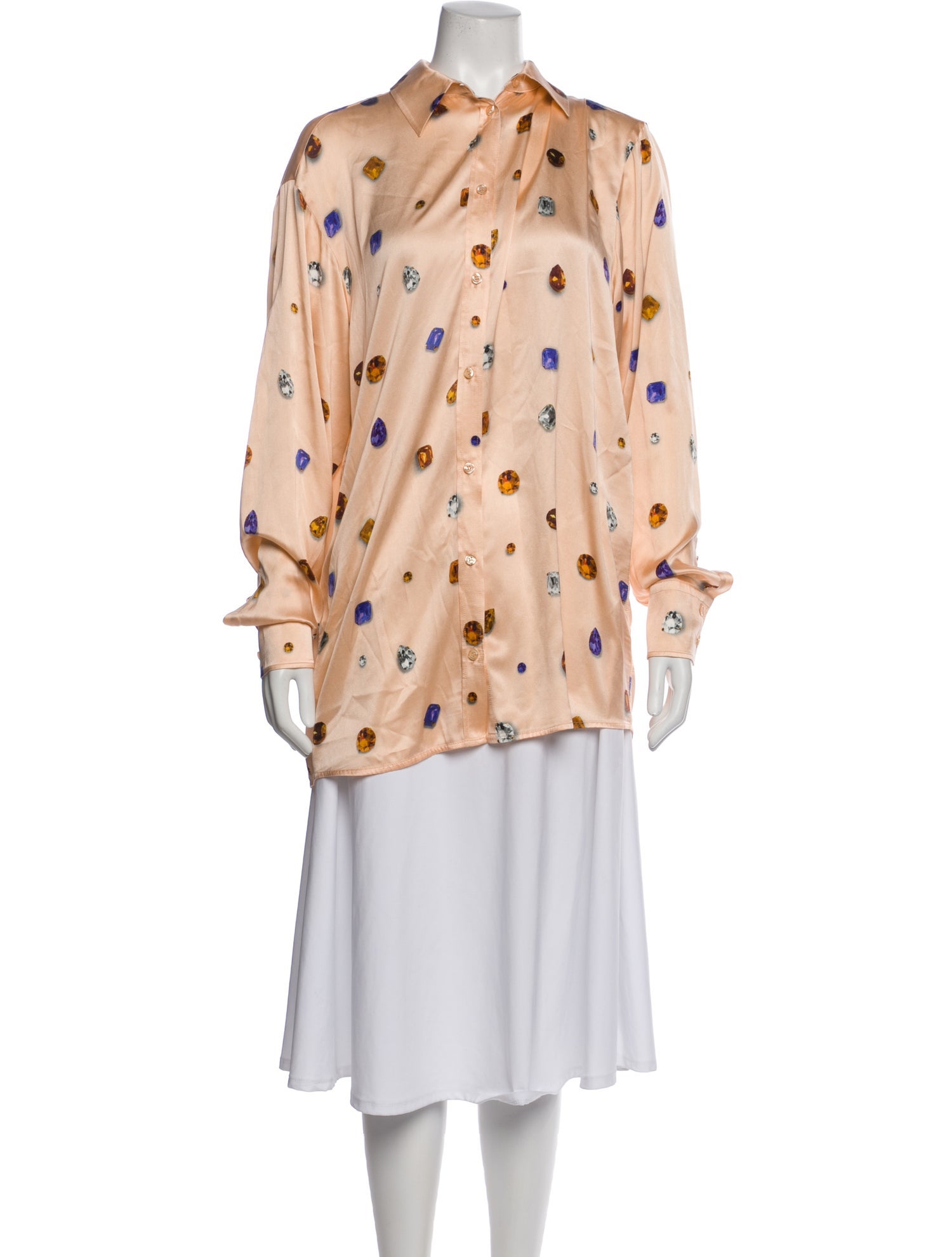 SportMax Silk Patterned Blouse