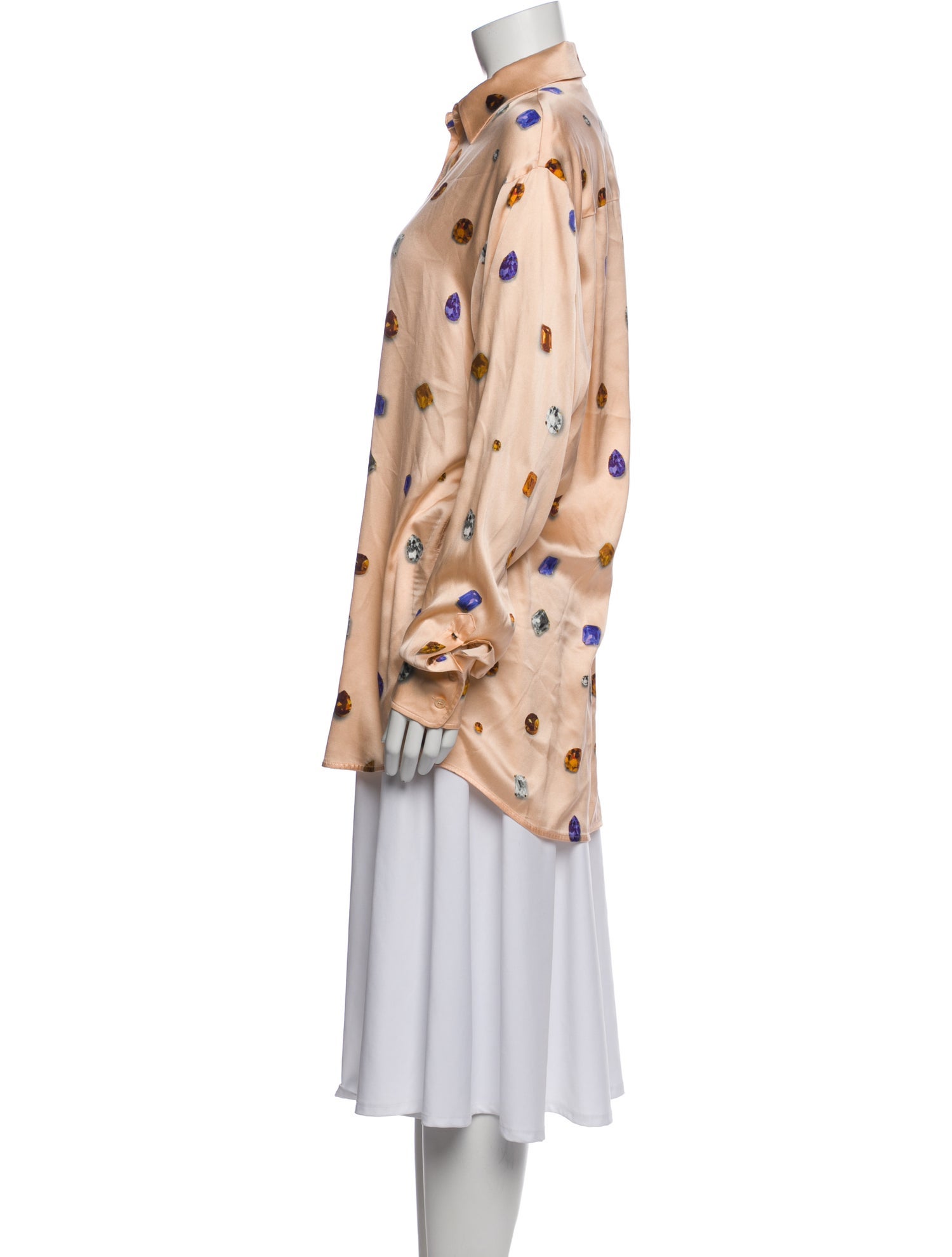 SportMax Silk Patterned Blouse