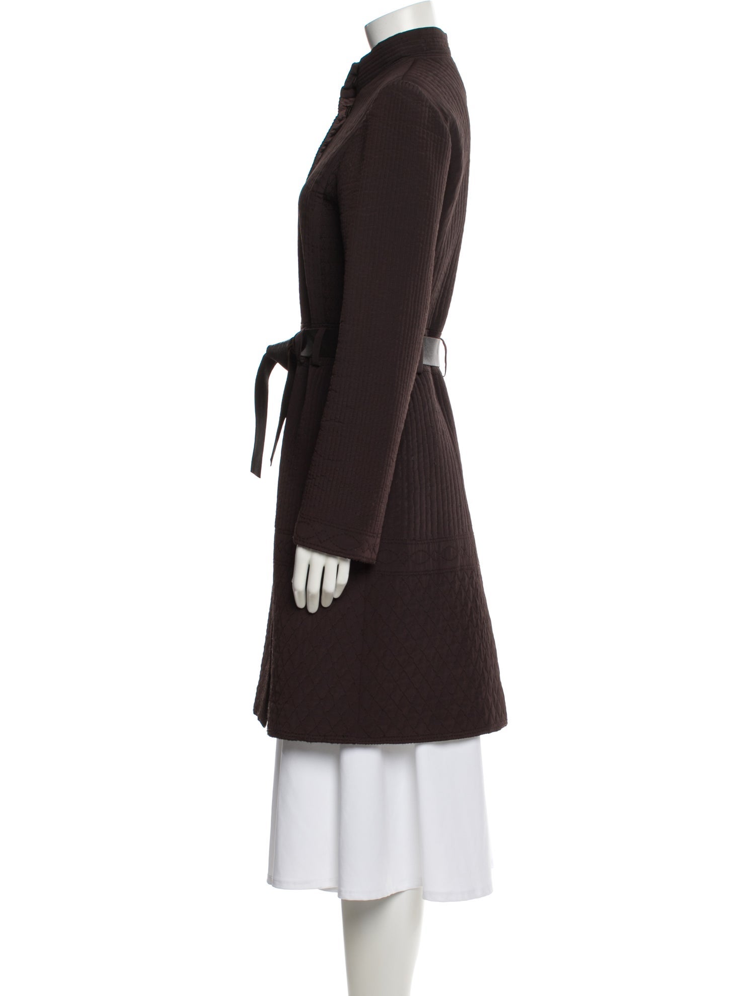 SportMax Virgin Wool Trench Coat