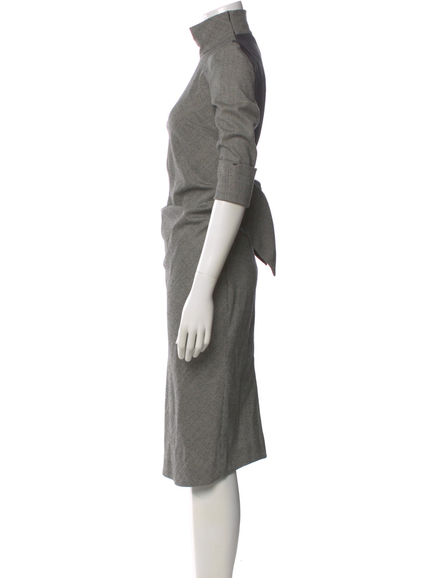 SportMax Virgin Wool Midi Length Dress