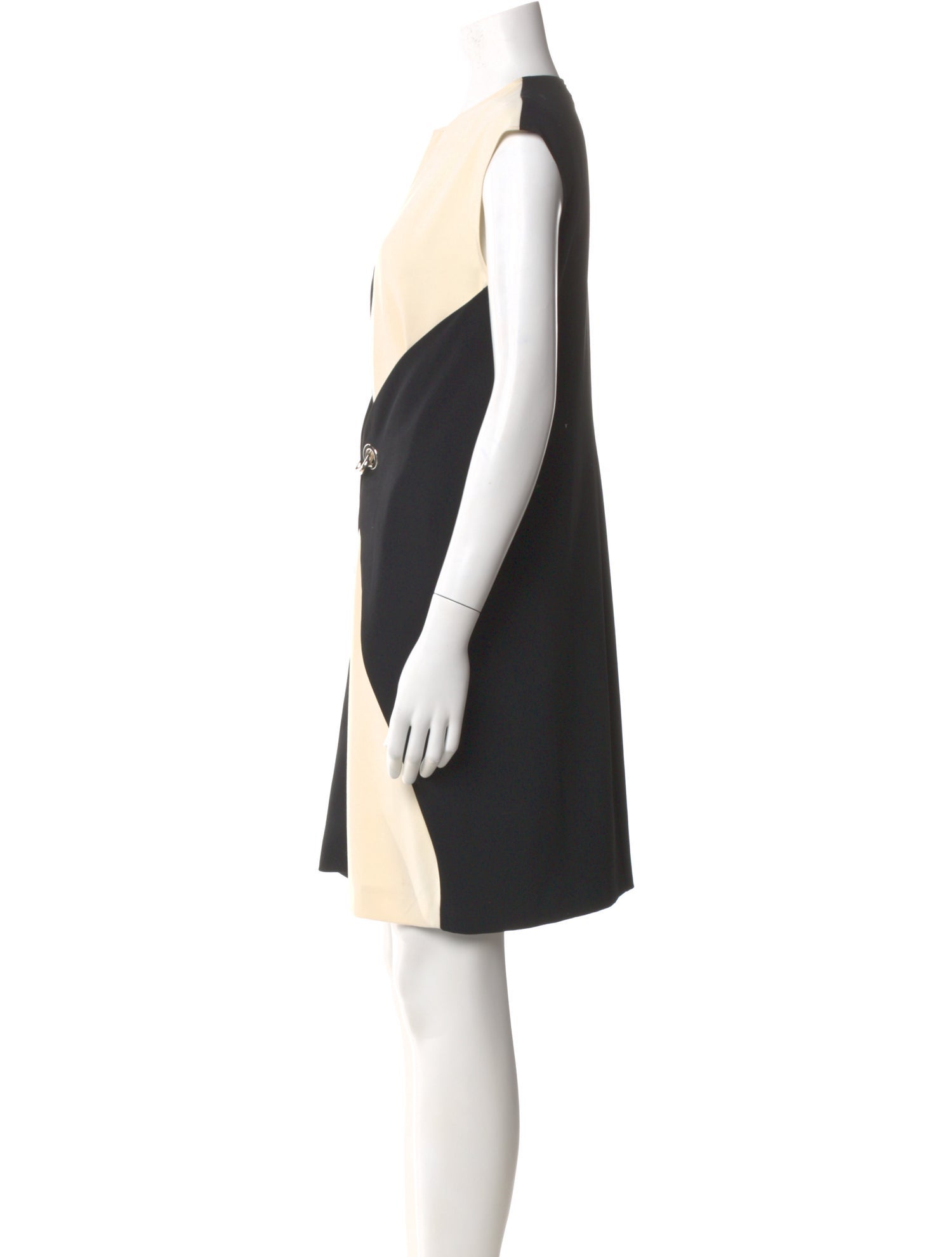 SportMax Colorblock Pattern Knee-Length Dress