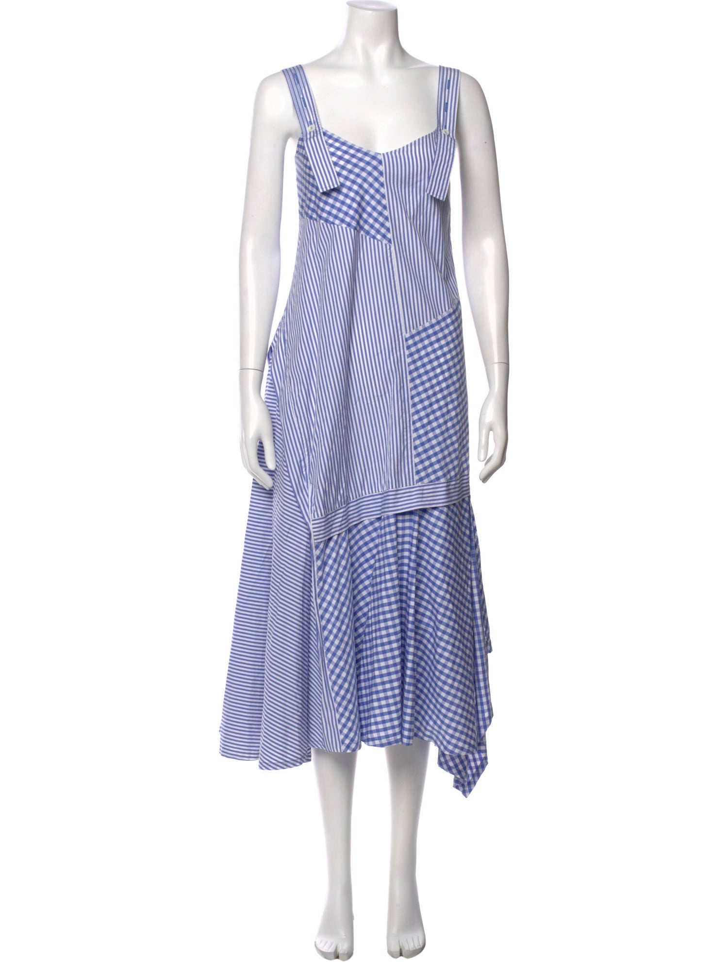 SportMax Striped Midi Length Dress