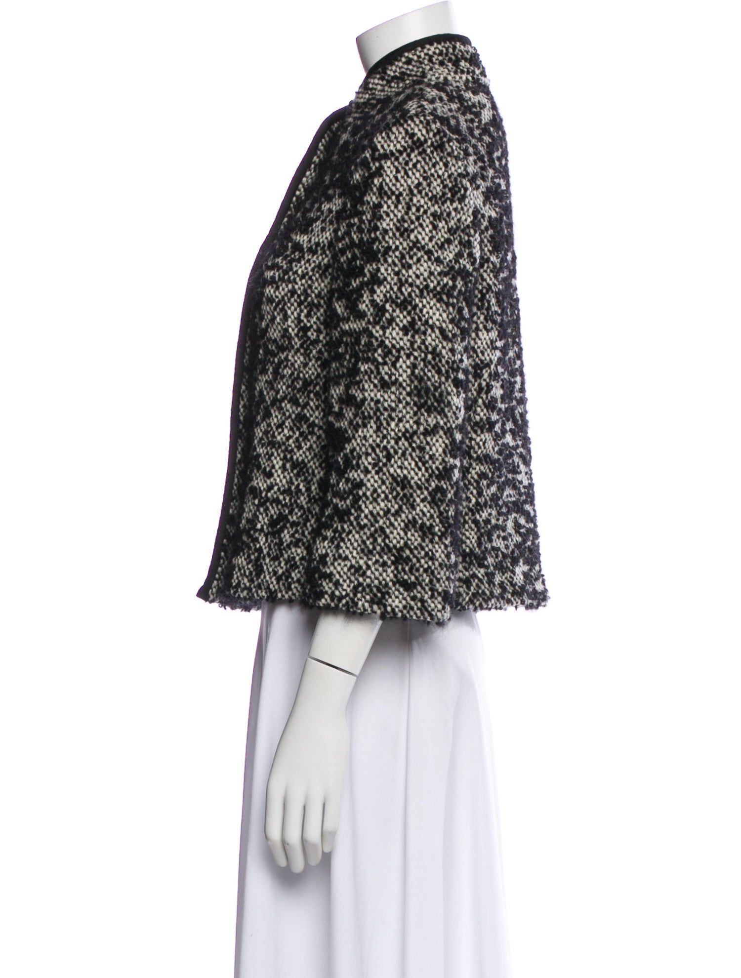SportMax Virgin Wool Printed Evening Jacket