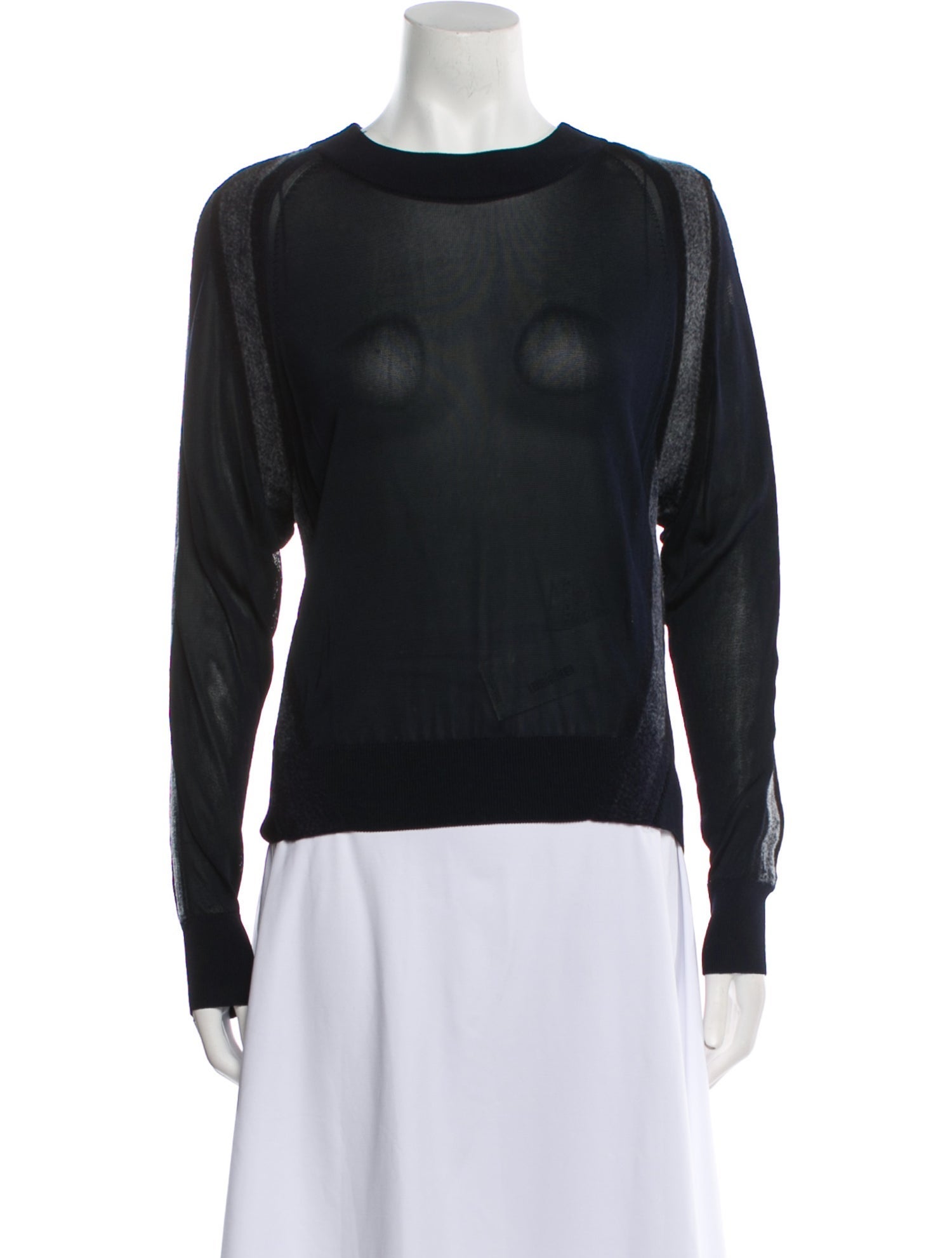 SportMax Crew Neck Long Sleeve Sweatshirt