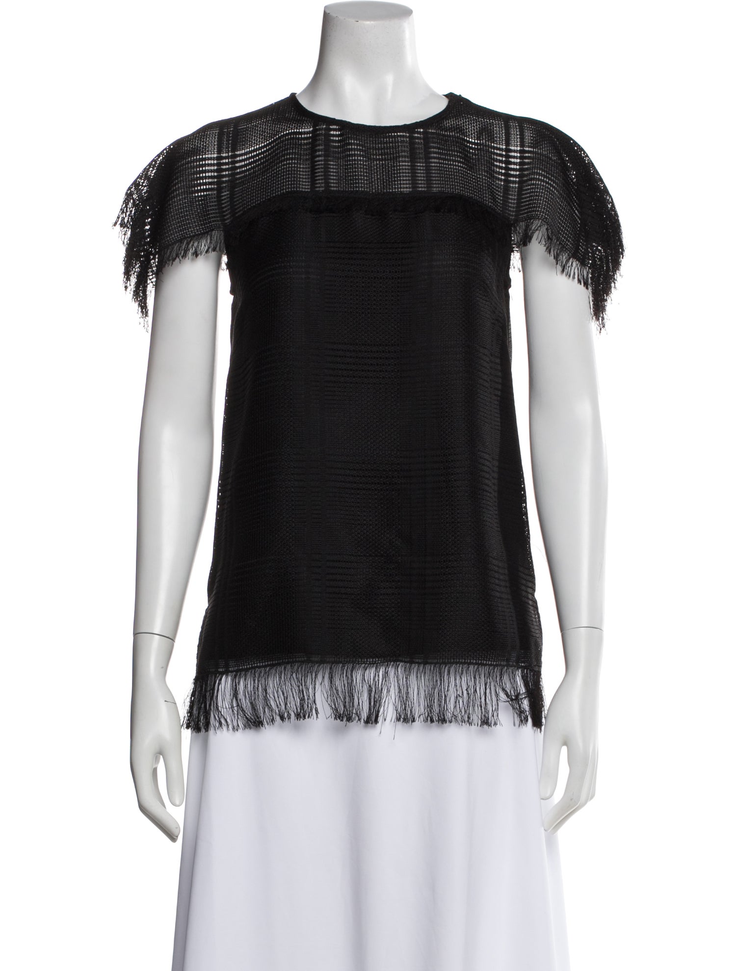 SportMax Crew Neck Short Sleeve Top