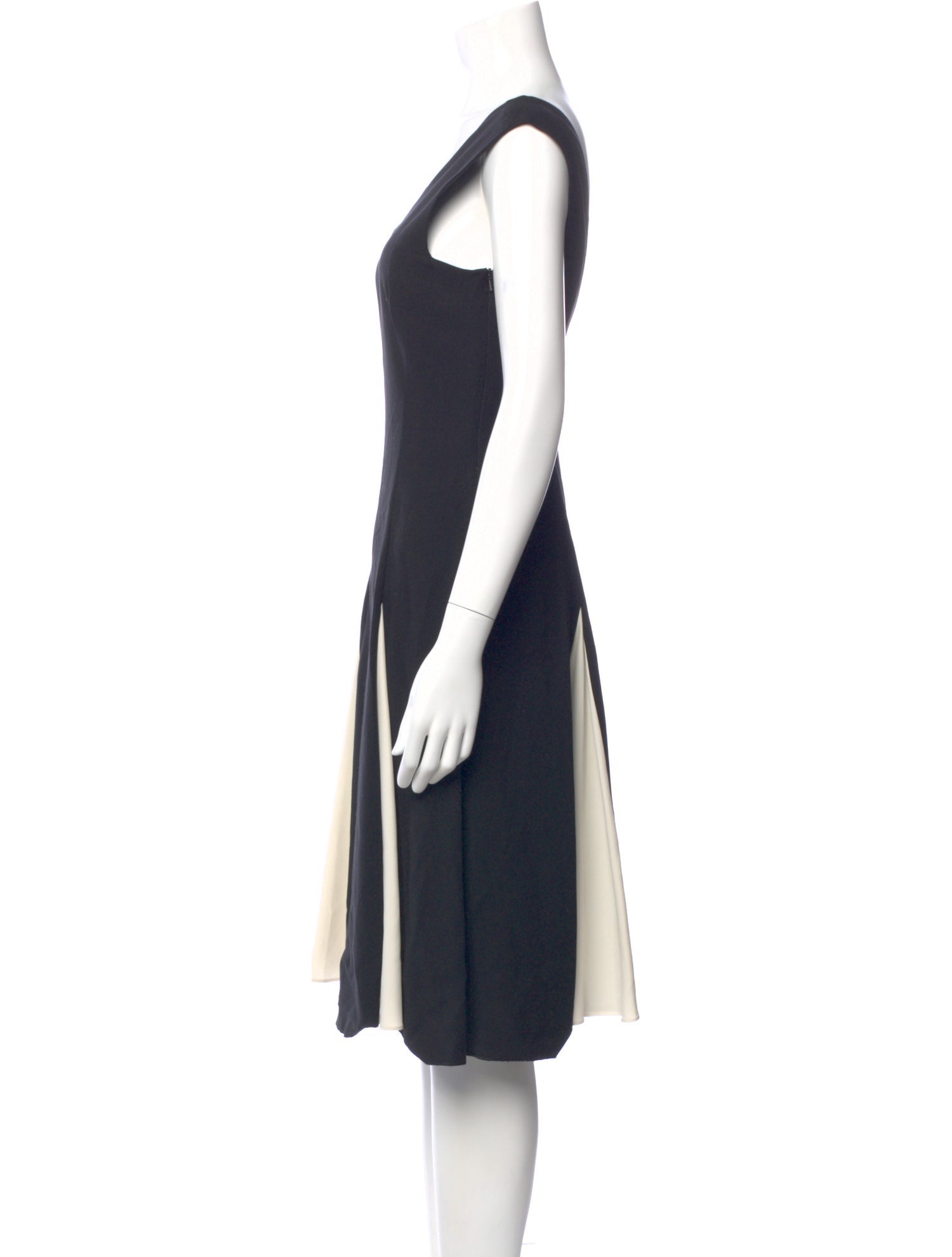 SportMax V-Neck Midi Length Dress