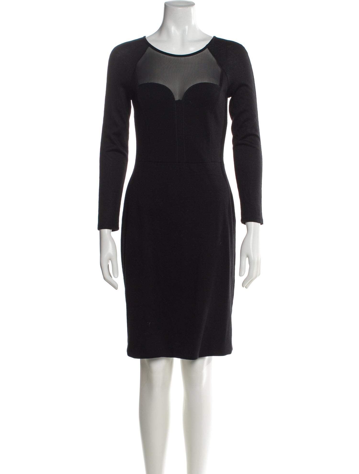 SportMax Scoop Neck Knee-Length Dress