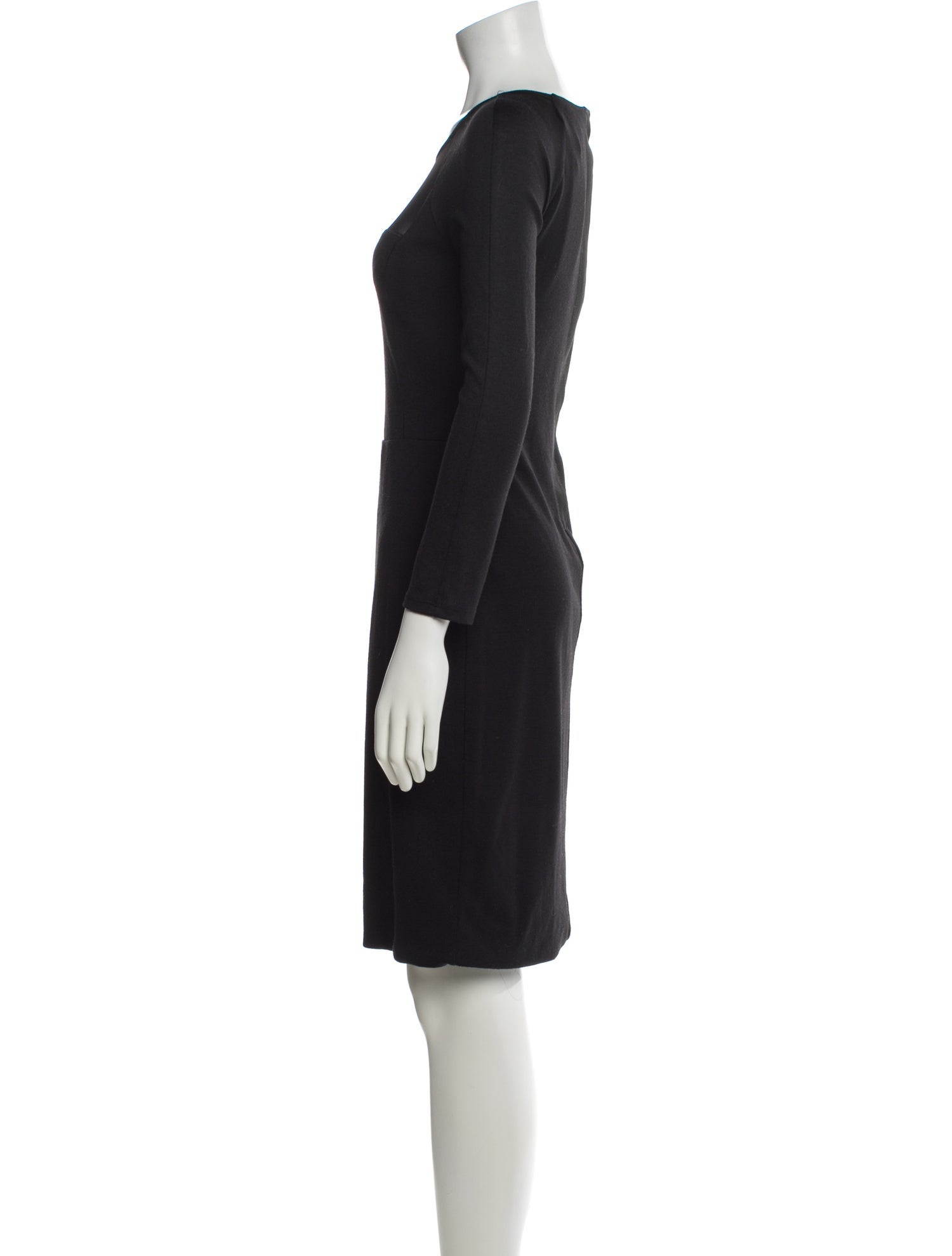 SportMax Scoop Neck Knee-Length Dress