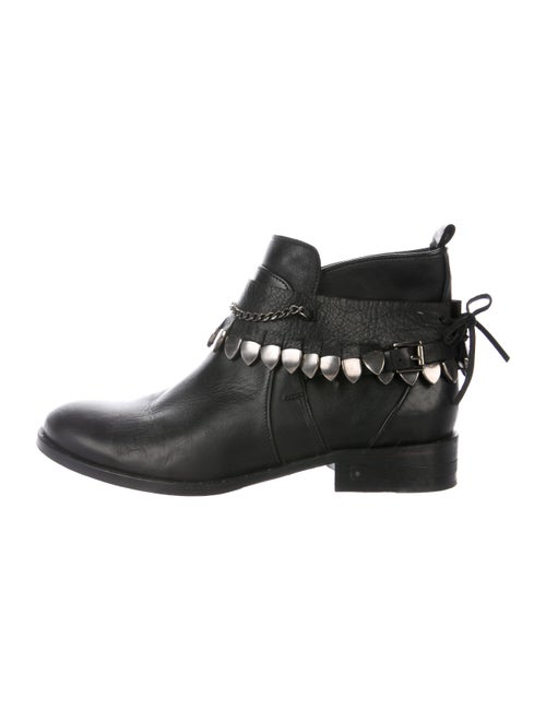 Freda Salvador Embellished Ankle Boots Black