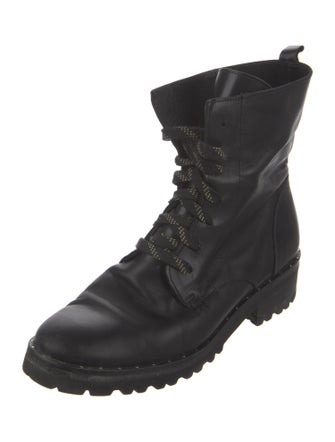 Freda Salvador Leather Combat Boots