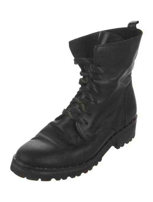 Freda Salvador Leather Combat Boots