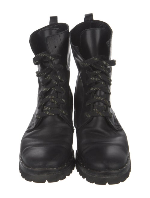 Freda Salvador Leather Combat Boots